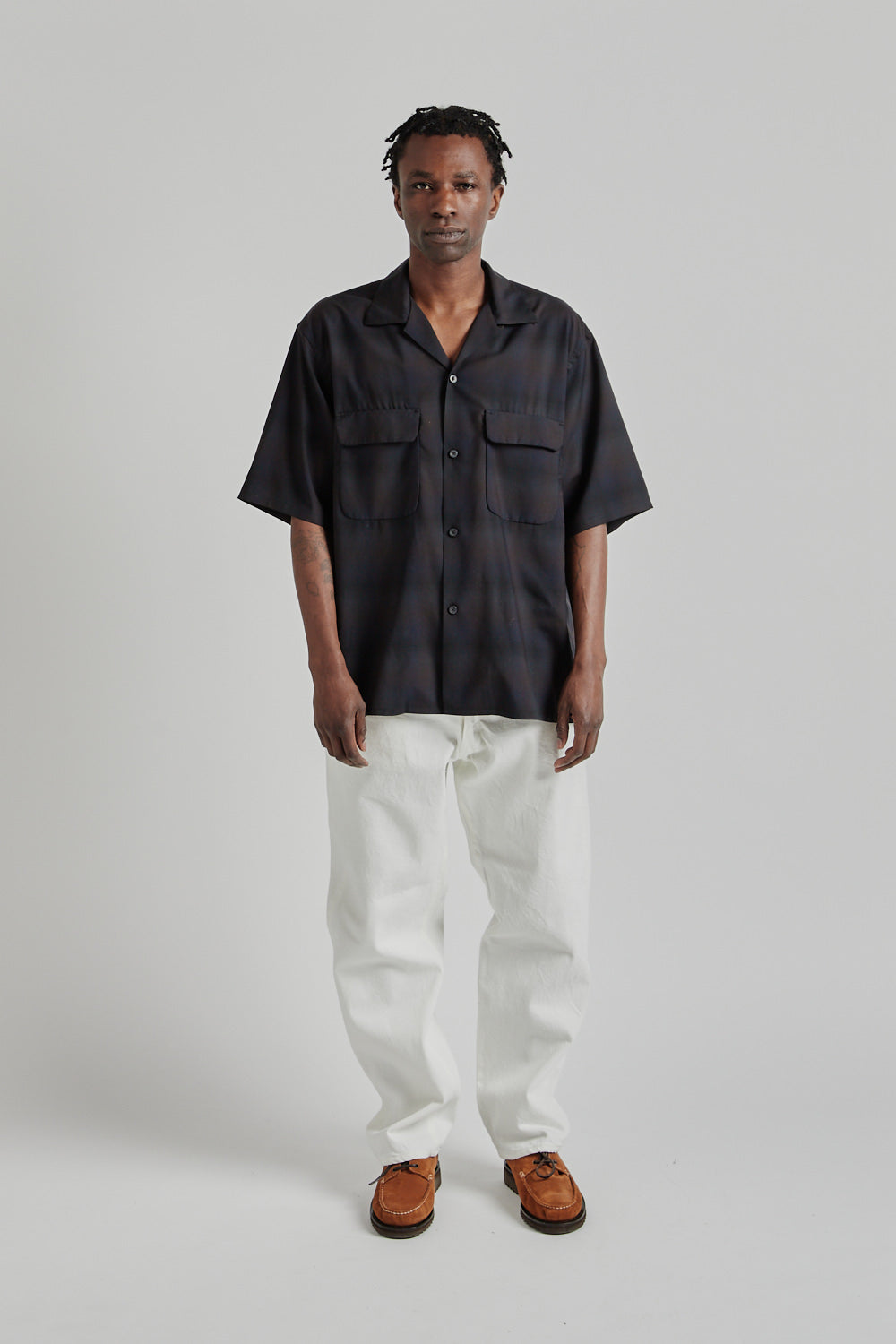 Tシャツ・カットソー KAPTAIN SUNSHINE SS25 Shirts (KS25SSH03 PALE OMBRE) KS25SSH03]KAPTAIN SUNSHINE(キャプテンサンシャイン) Open