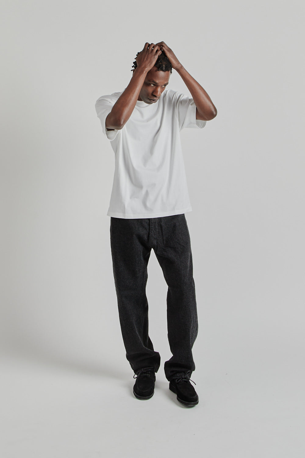 Kaptain Sunshine Suvin Plating S/S Tee - White | Wallace
