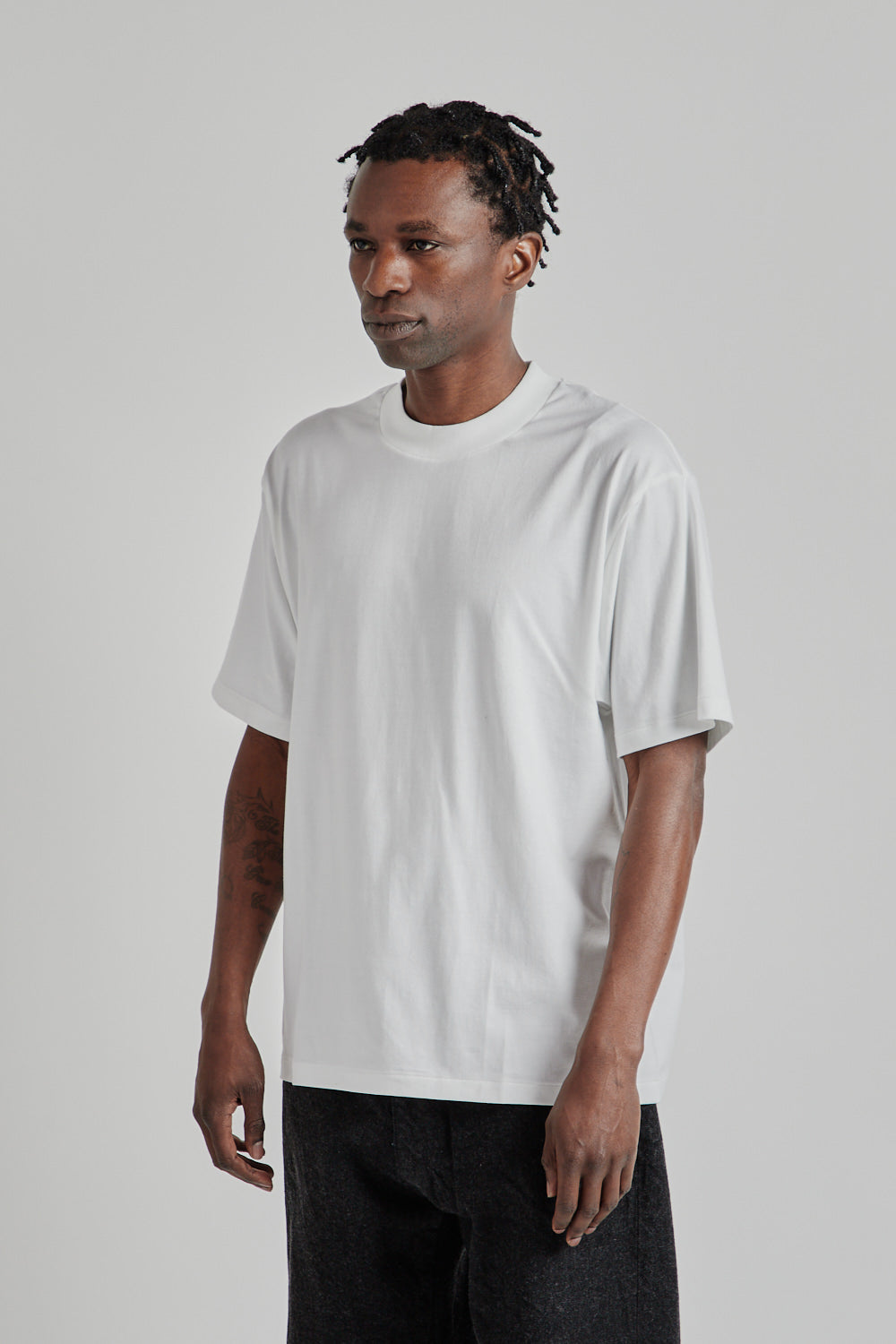 Kaptain Sunshine Suvin Plating S/S Tee - White | Wallace