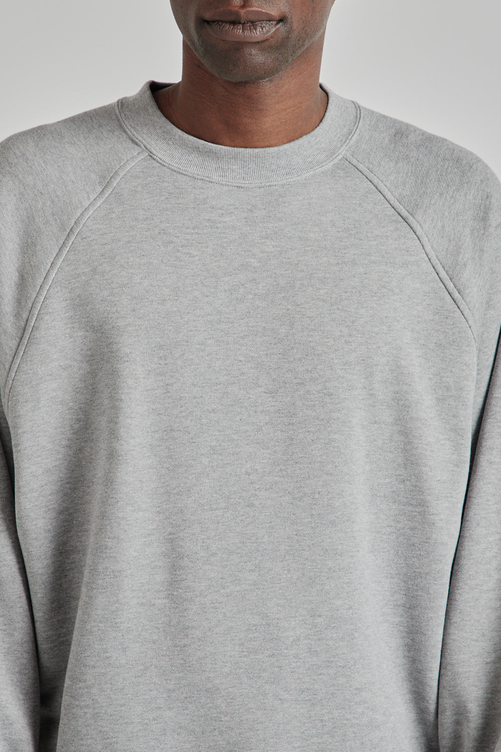 Kaptain Sunshine SS25 Suvin Sweat Crewneck Pullover Feather Grey 06