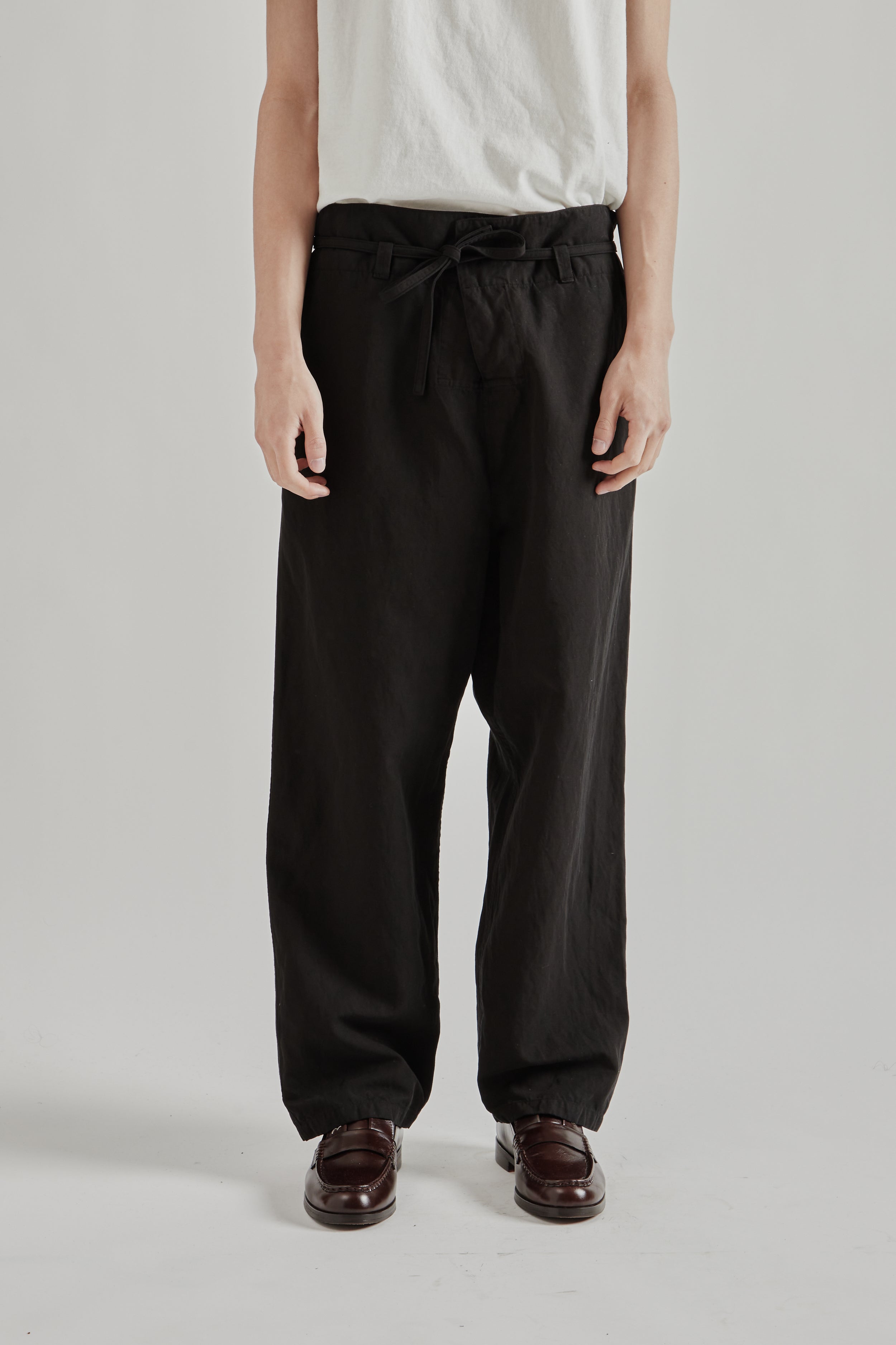 Kaptain Sunshine Gaba Traveller Easy Pants - Black | Wallace