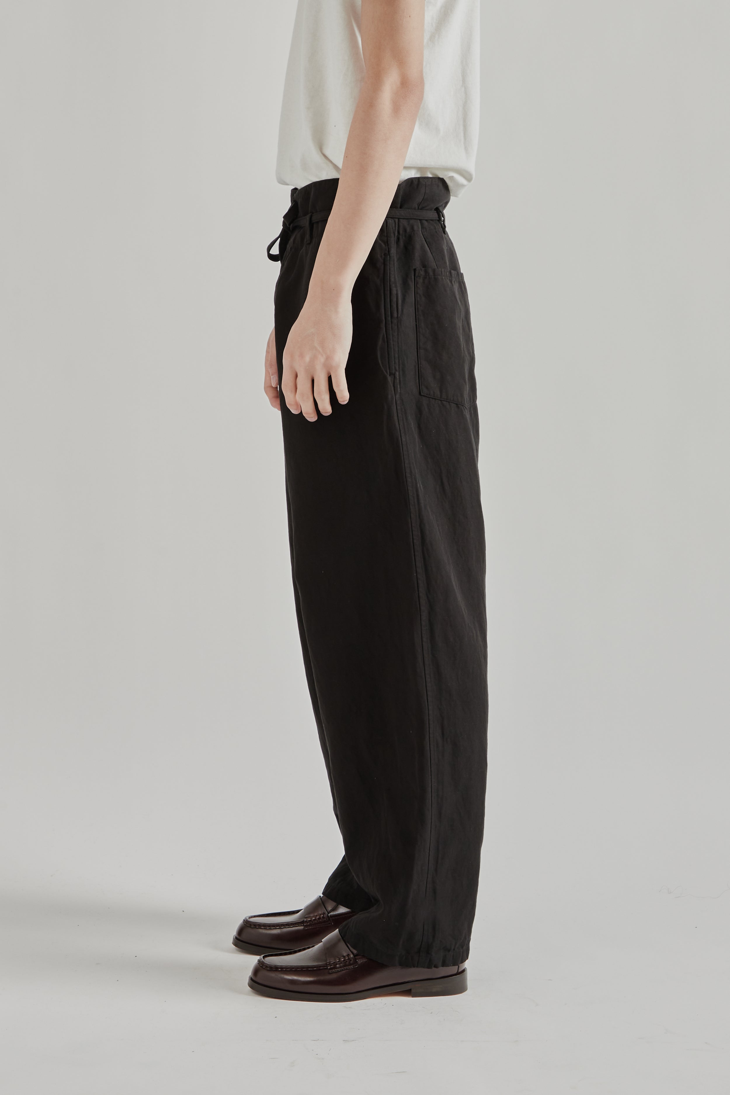 Kaptain Sunshine Gaba Traveller Easy Pants - Black | Wallace