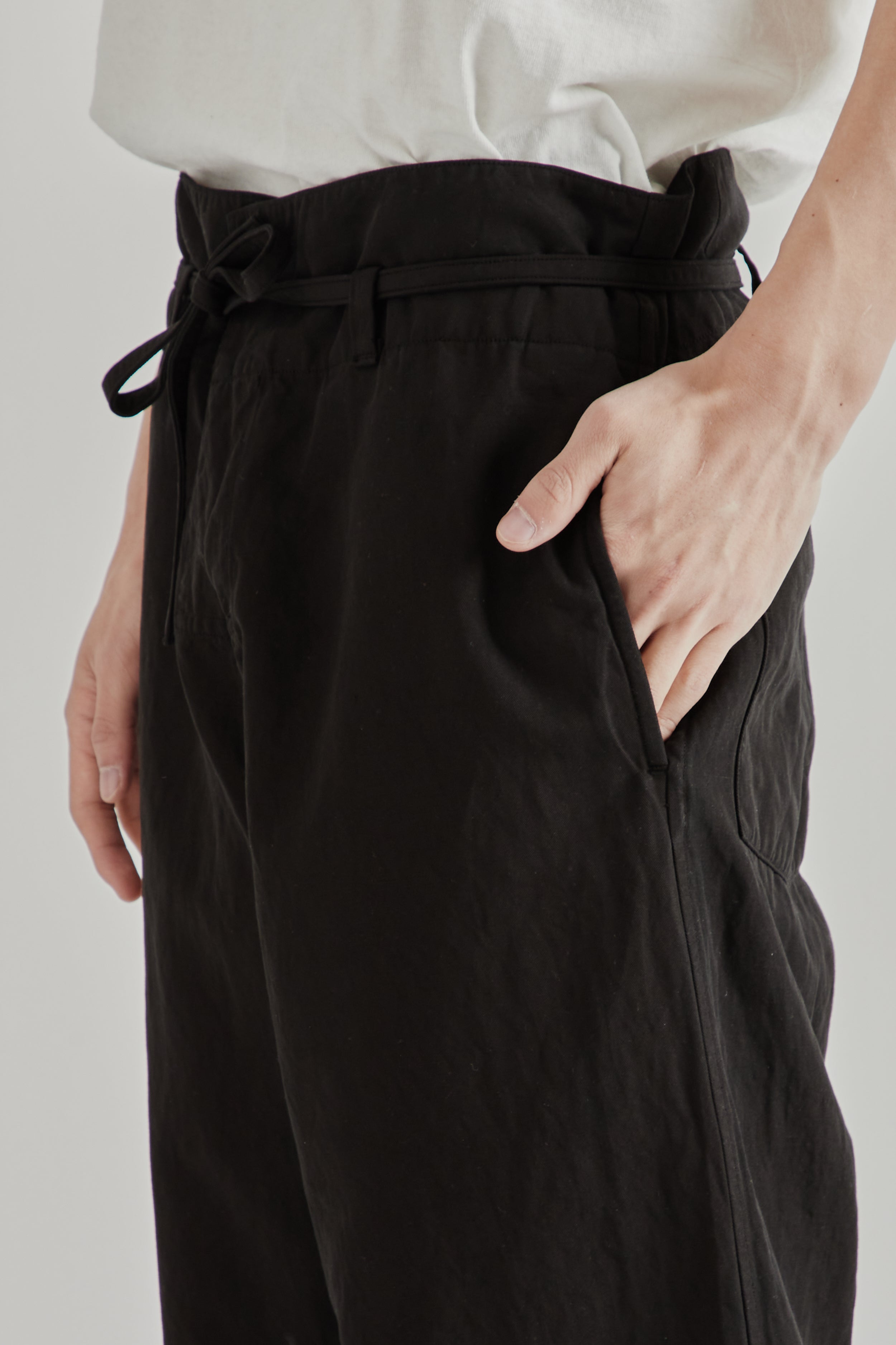 Kaptain Sunshine Gaba Traveller Easy Pants - Black | Wallace