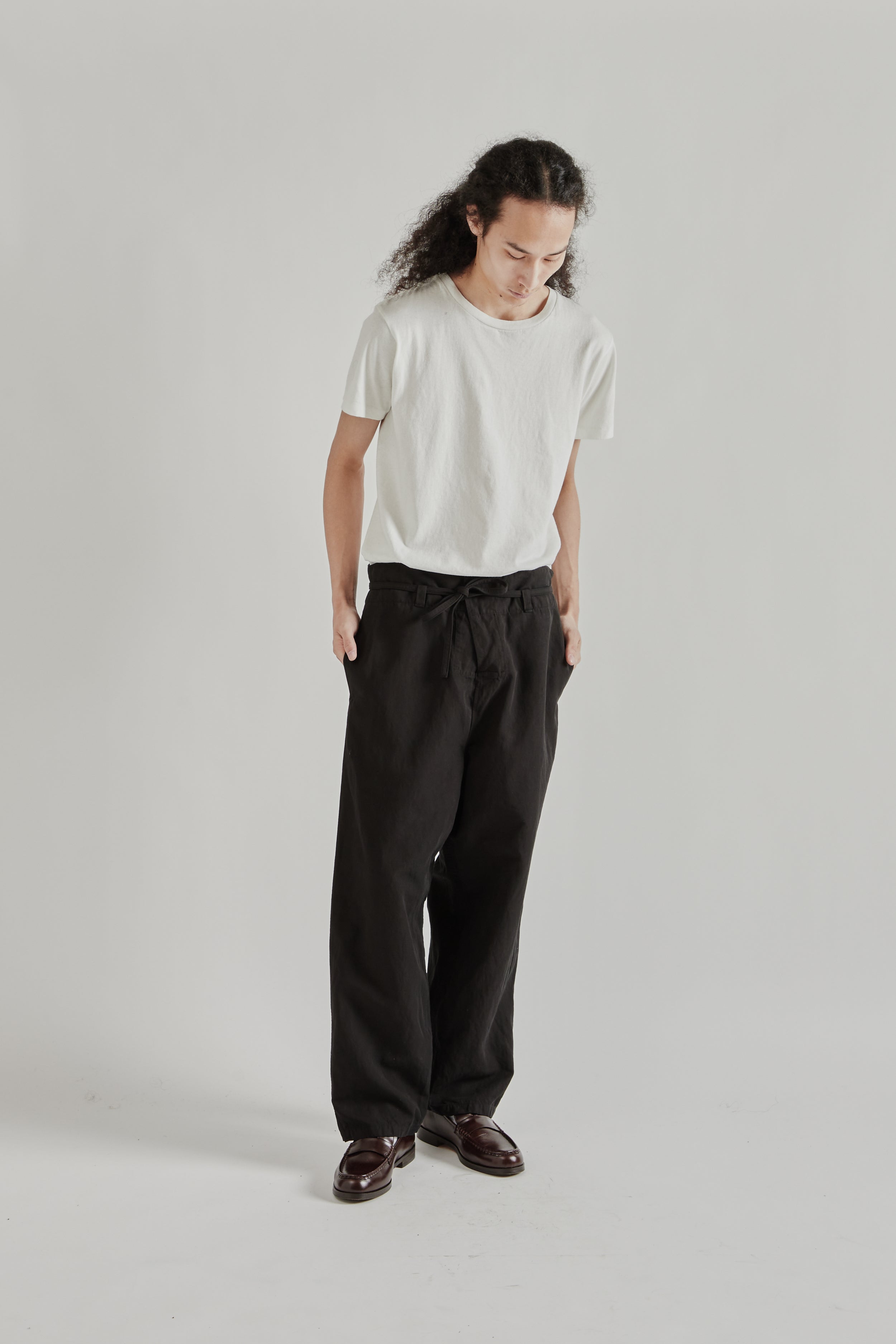 Kaptain Sunshine Gaba Traveller Easy Pants - Black | Wallace
