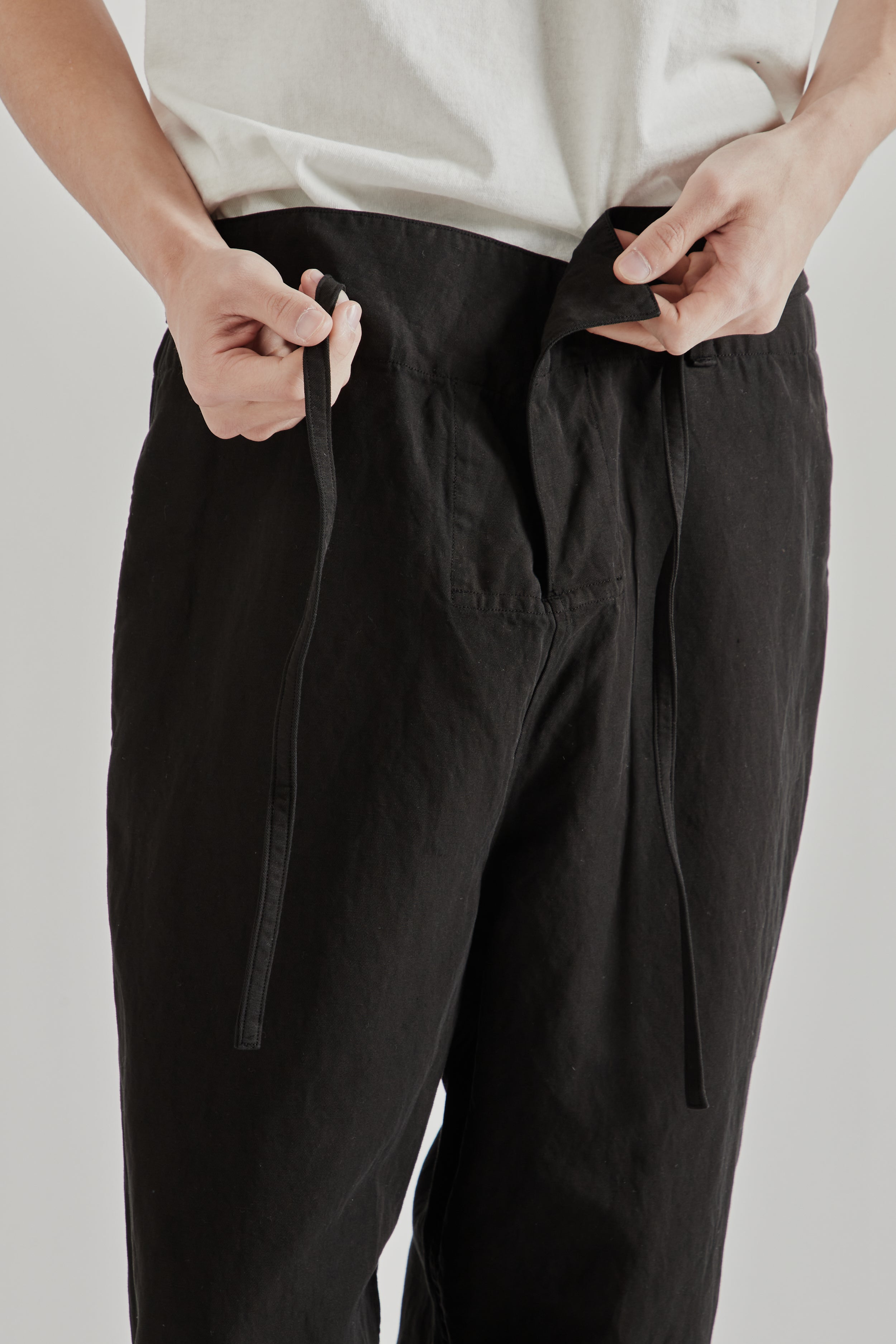 Kaptain Sunshine Gaba Traveller Easy Pants - Black | Wallace
