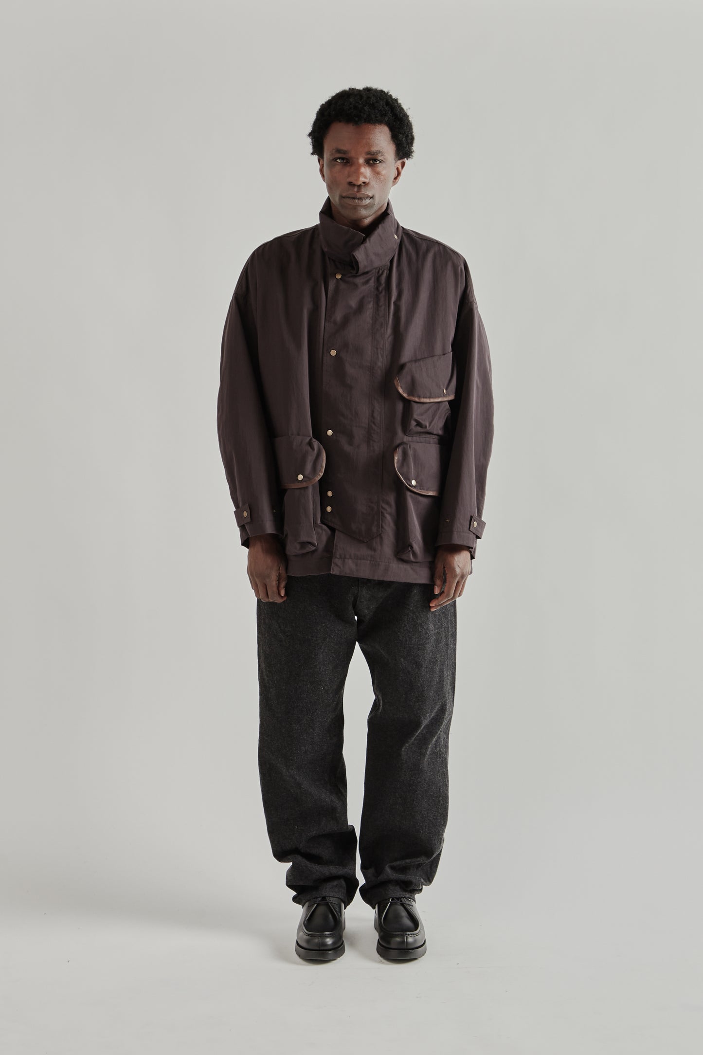 Kaptain Sunshine SS26 Hunter Jacket Espresso4070