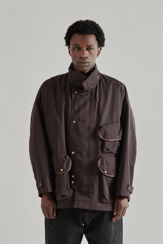 Kaptain Sunshine SS26 Hunter Jacket Espresso4073