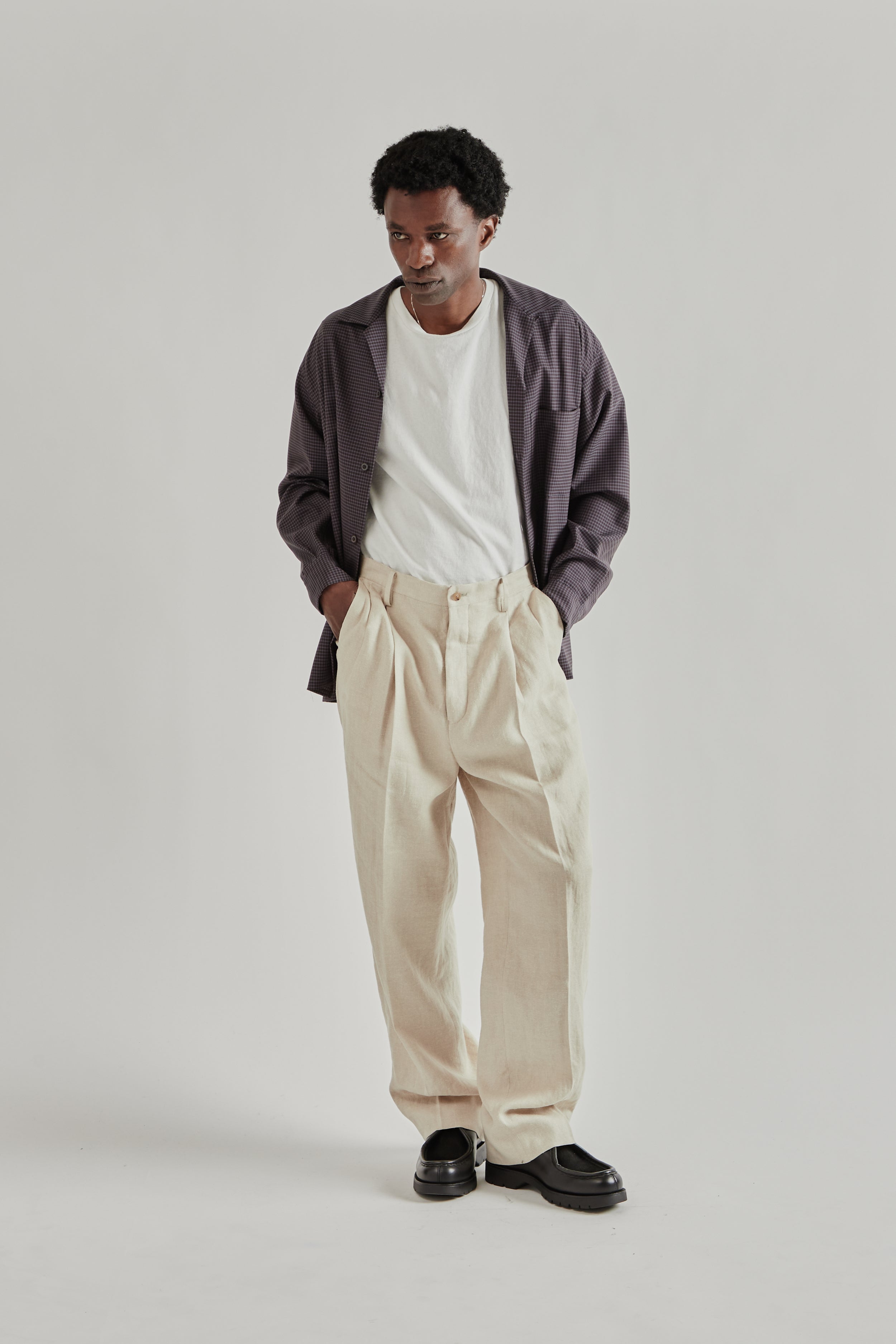 Kaptain Sunshine Shoecut Slacks - Ash Grey | Wallace Mercantile Shop