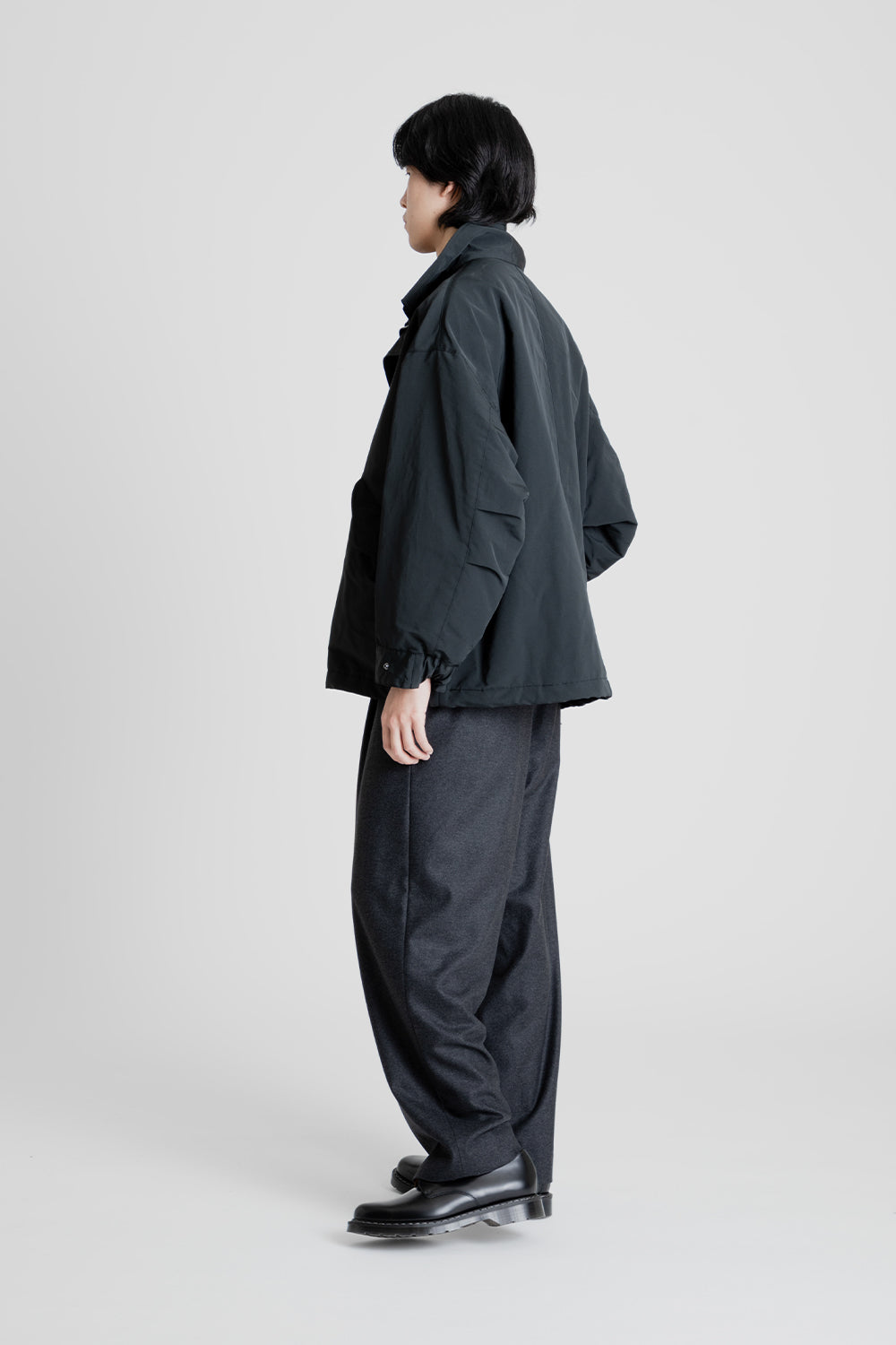 Short Mill Coat - Charcoal