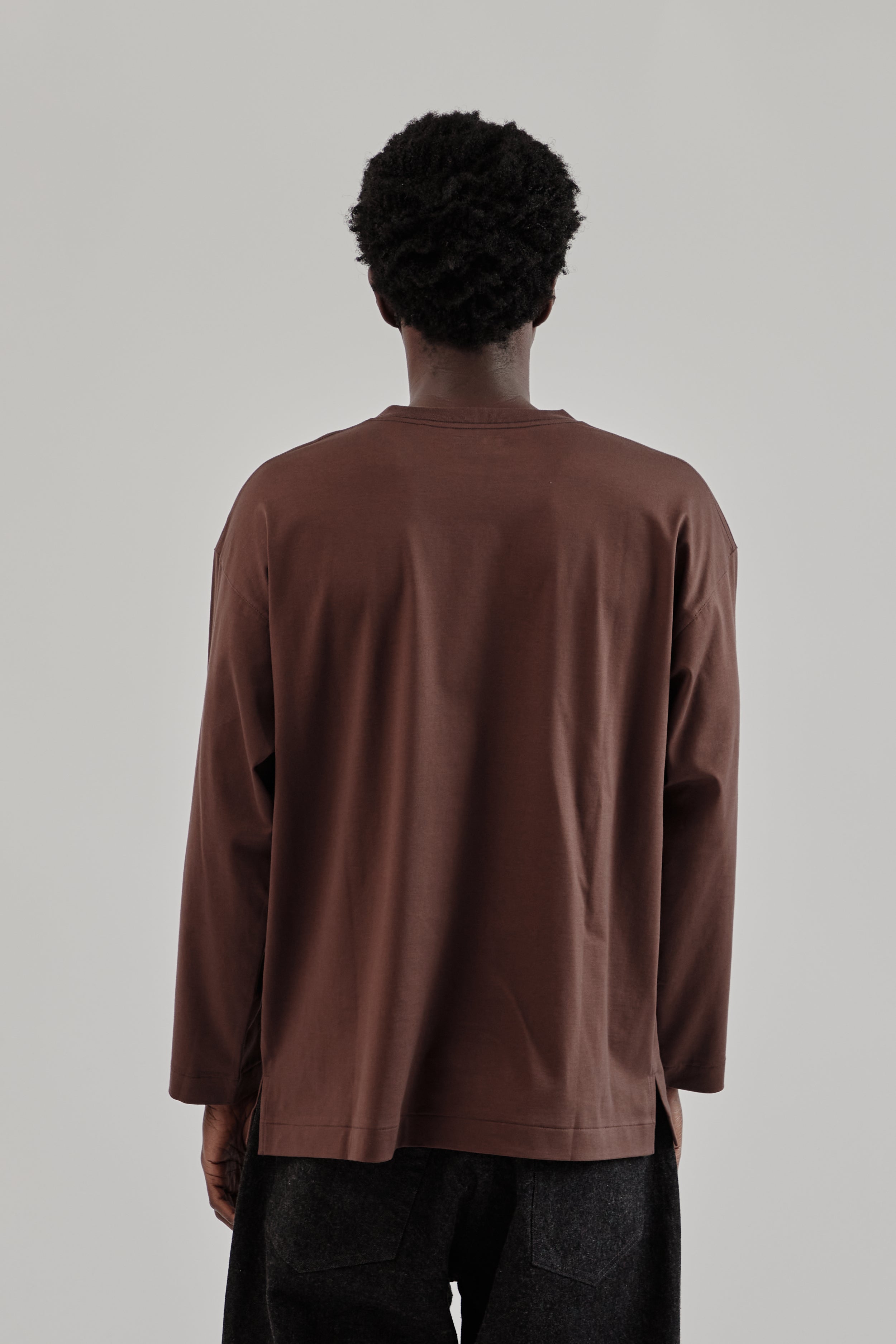 Kaptain Sunshine Suvin Cotton Suede Tenjiku Long Sleeve Tee