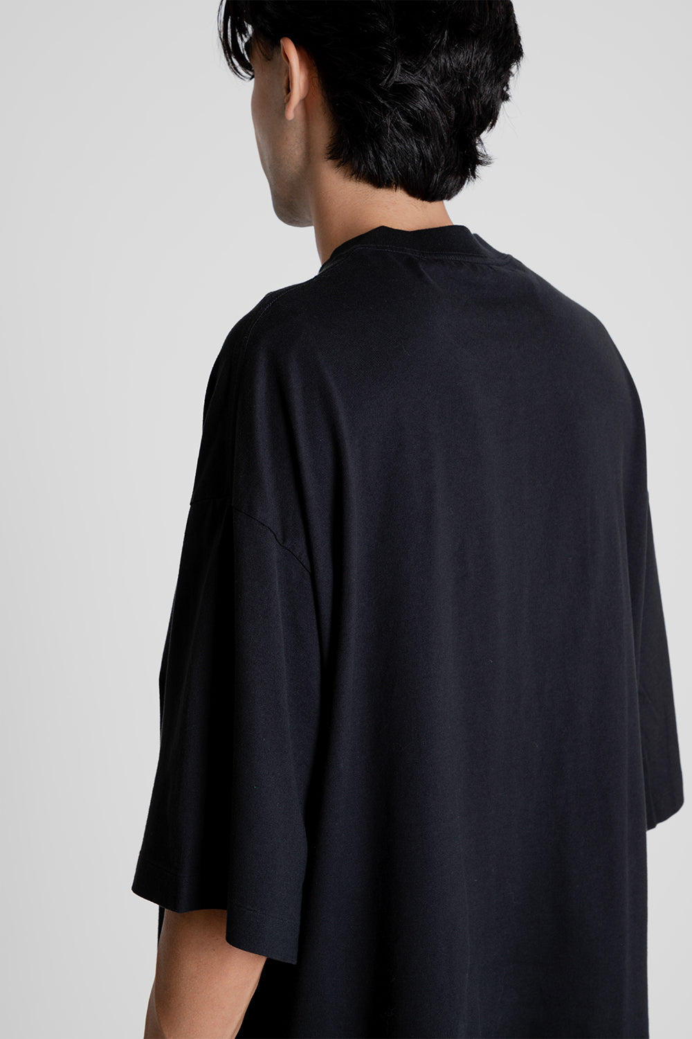 Kaptain Sunshine Suvin Supima Tube Tee Light in Black