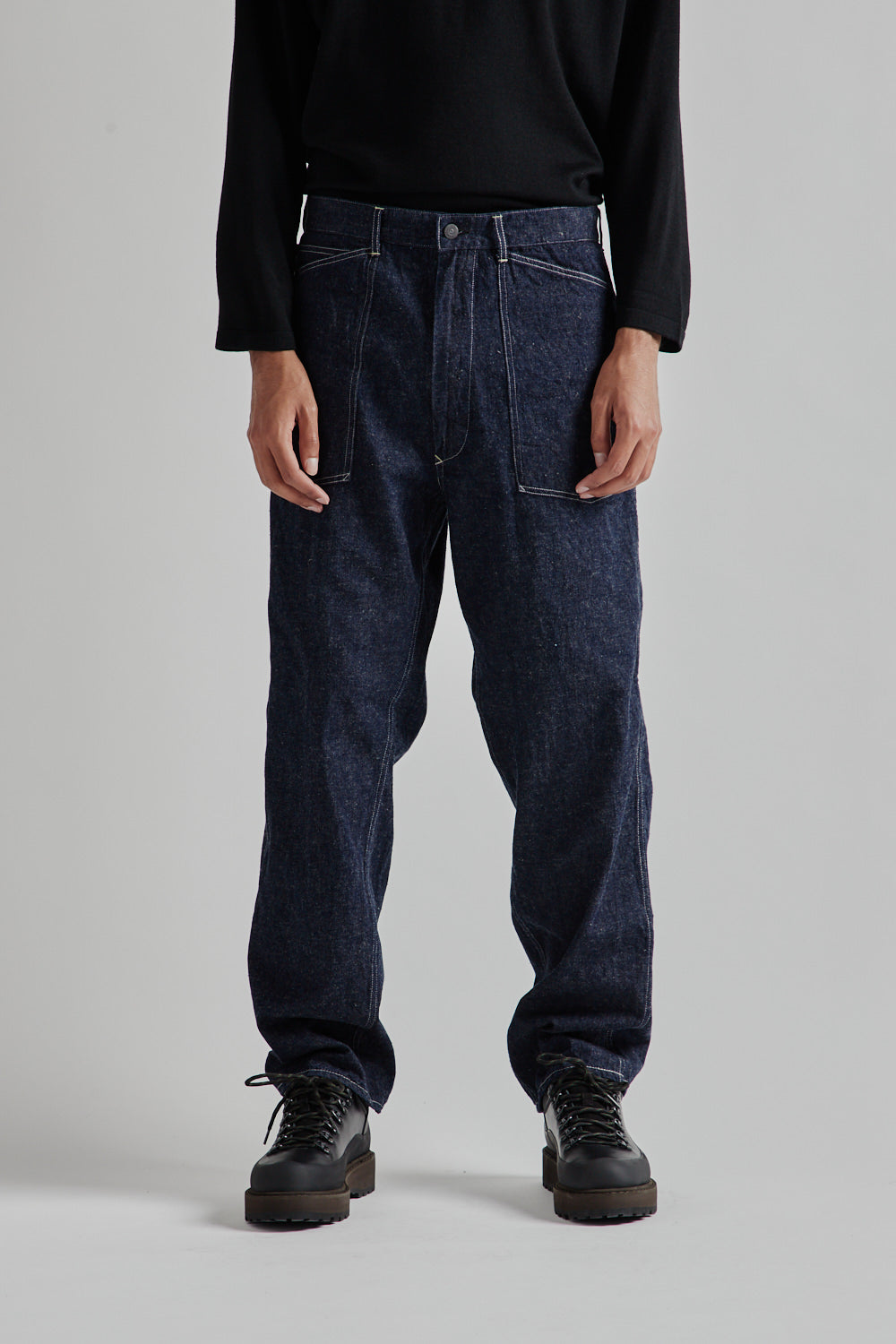 Kaptain Sunshine 35 Baker Denim Pants in Indigo