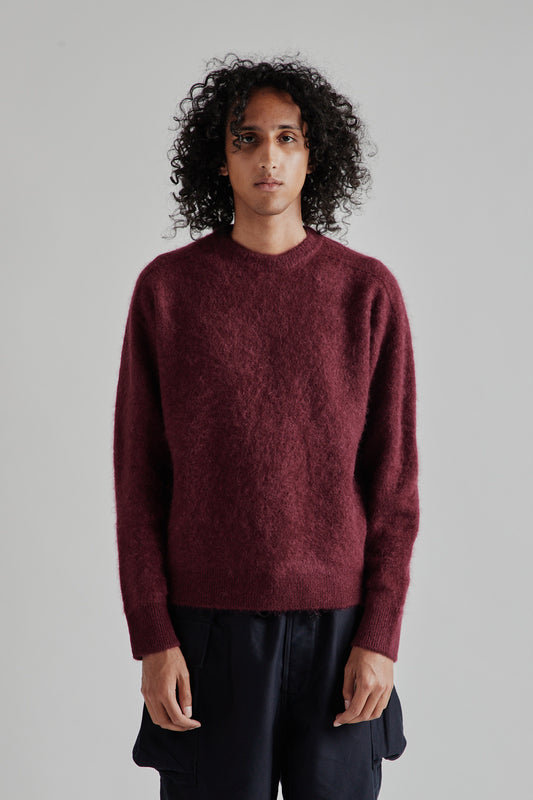 Kaptain Sunshine Royal Alpaca Knit P/O in Burgandy