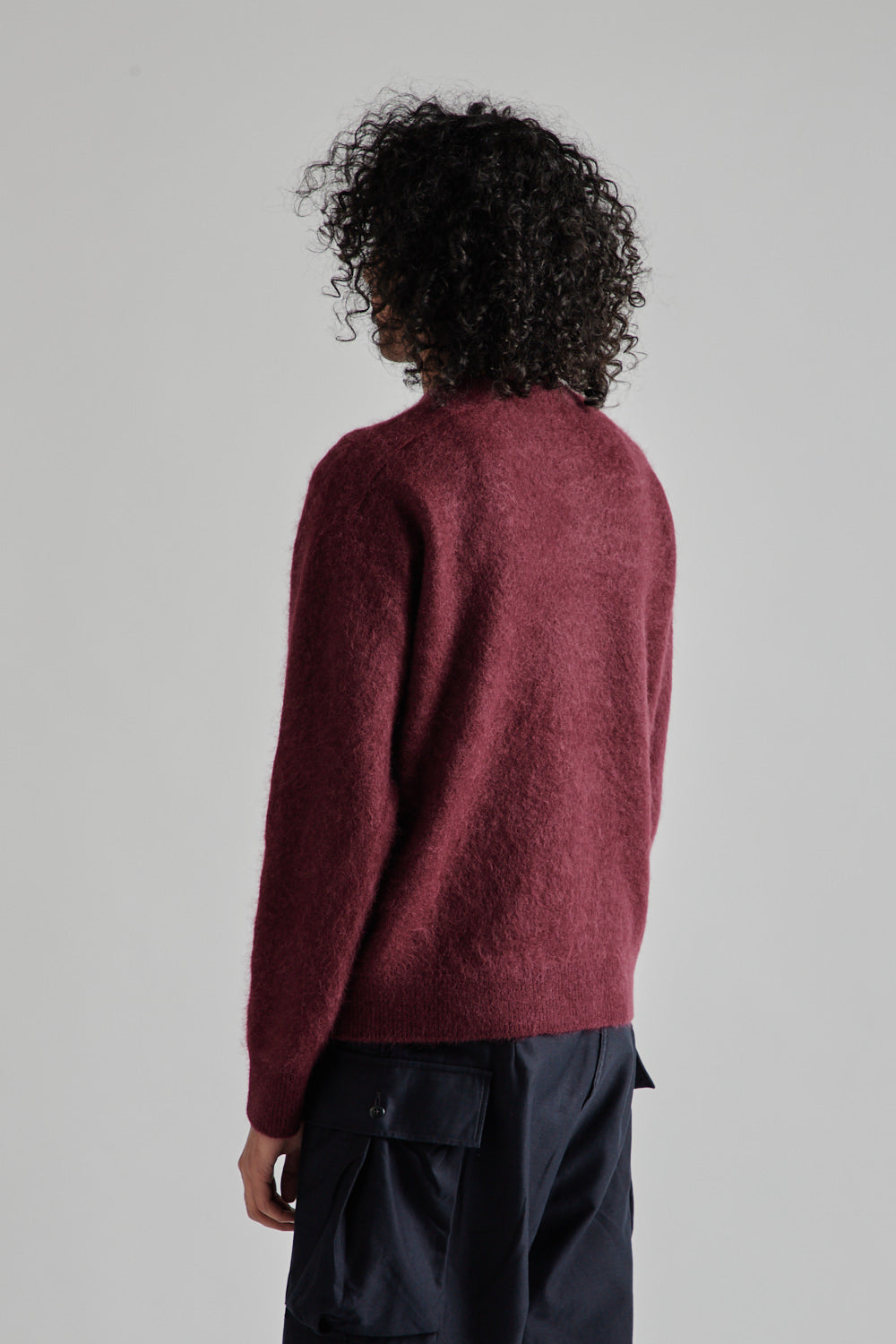 Kaptain Sunshine Royal Alpaca Knit P/O in Burgandy