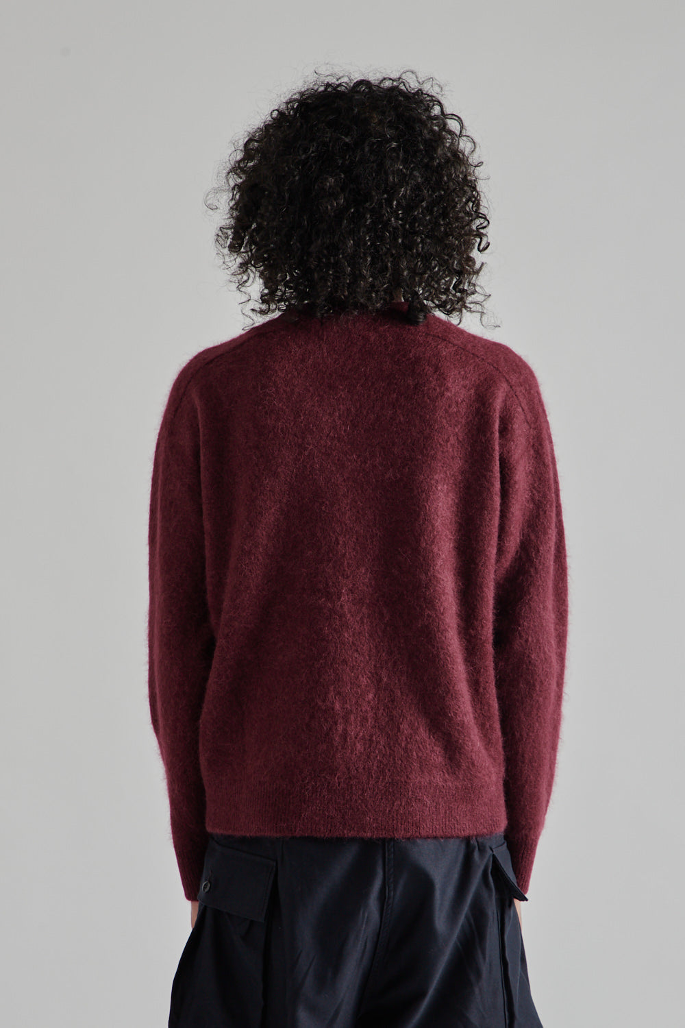 Kaptain Sunshine Royal Alpaca Knit P/O in Burgandy