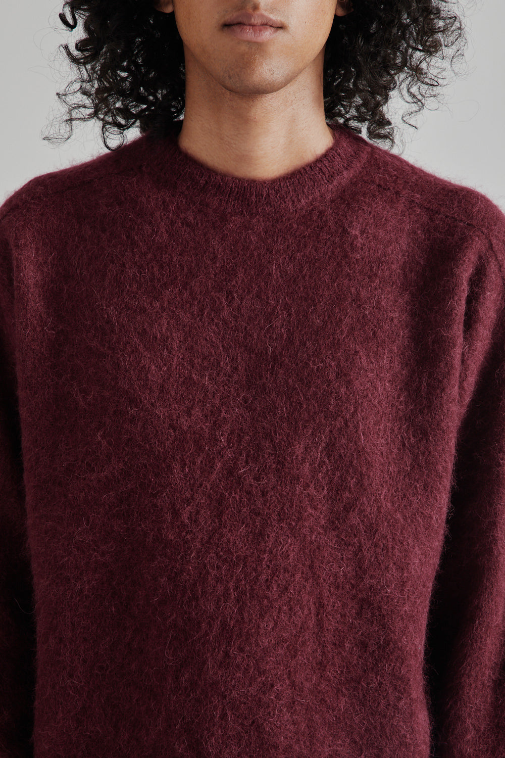 Kaptain Sunshine Royal Alpaca Knit P/O in Burgandy