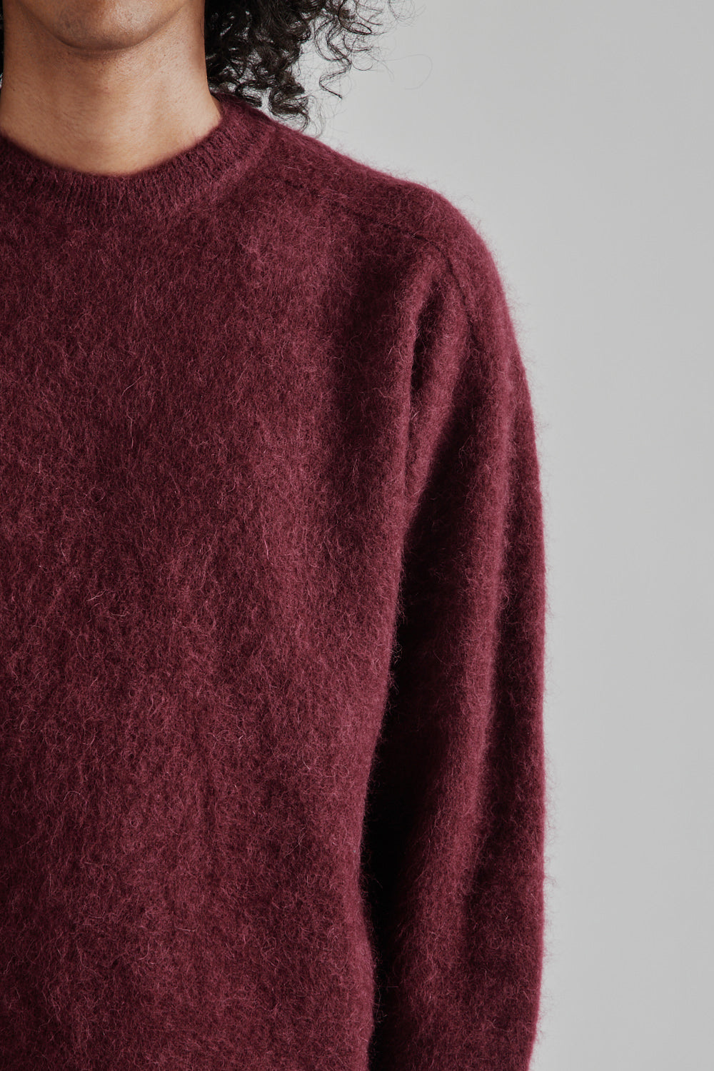 Kaptain Sunshine Royal Alpaca Knit P/O in Burgandy