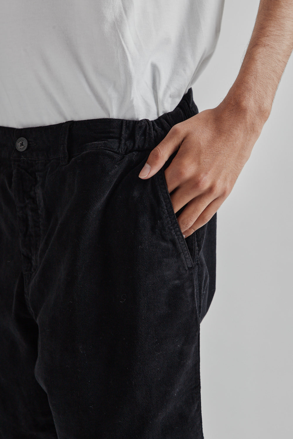 Kestin Aberlour Pant in Ink Black Cotton Moleskin