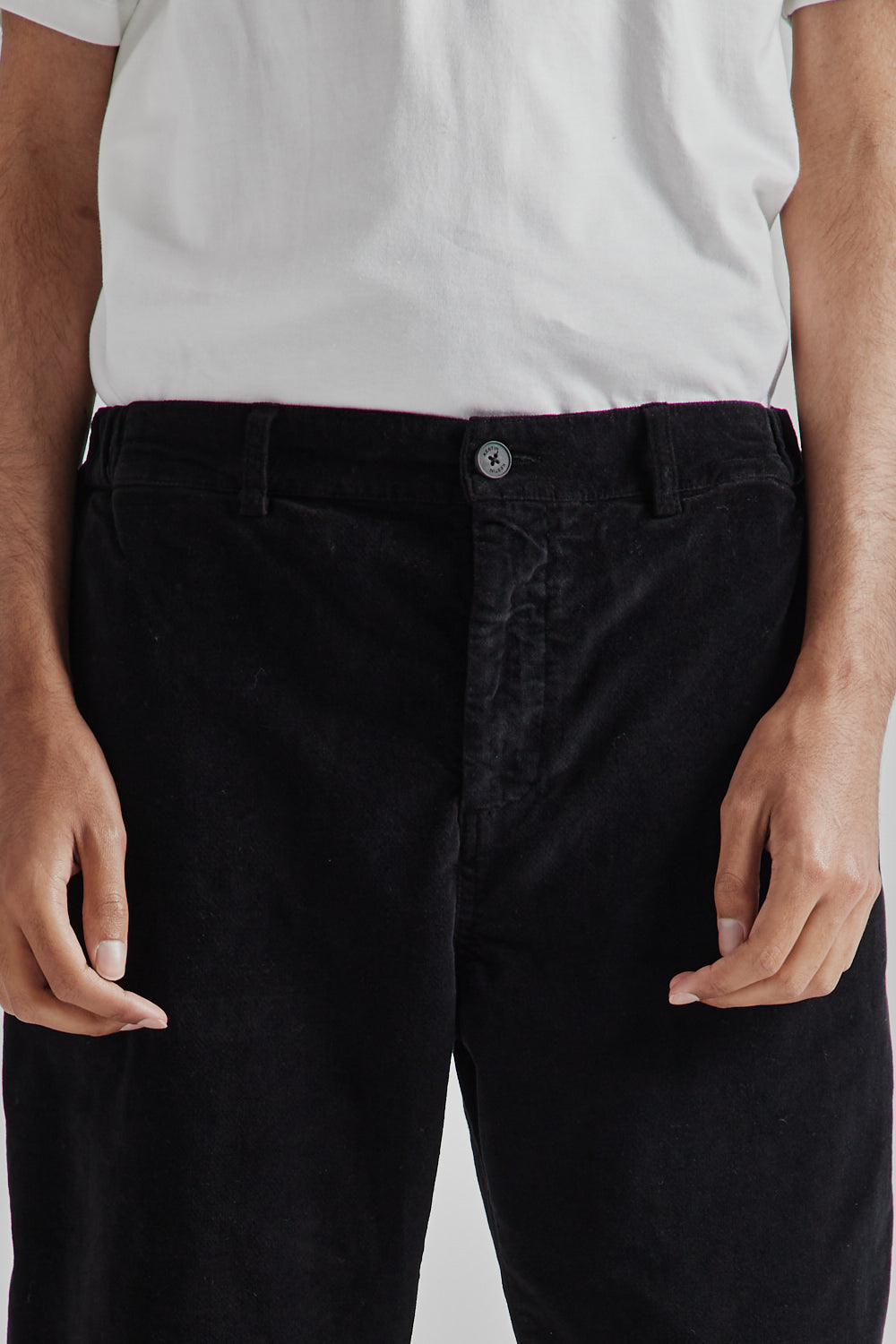 Kestin Aberlour Pant in Ink Black Cotton Moleskin