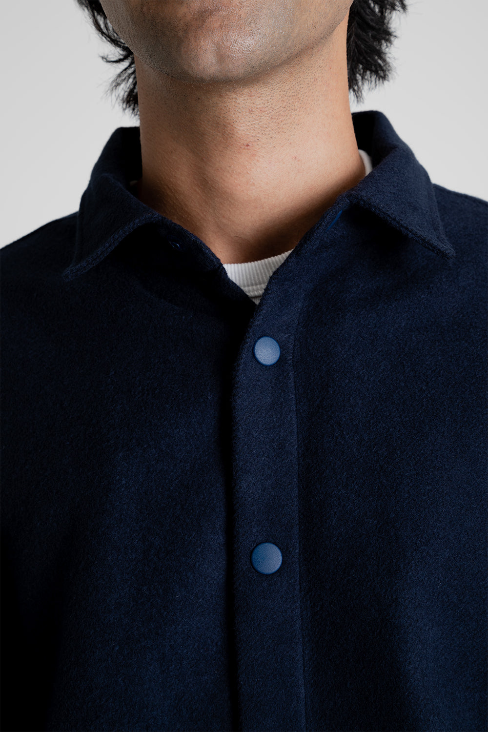 Kestin Armadale Overshirt in Naval Navy