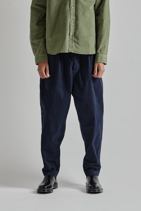 Kestin Clyde Pant in Navy Cotton Twill