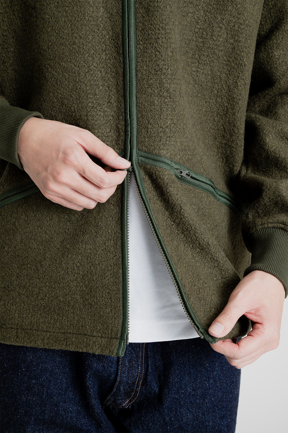 Kestin Dreghorn British Army Fleece in Defender Green