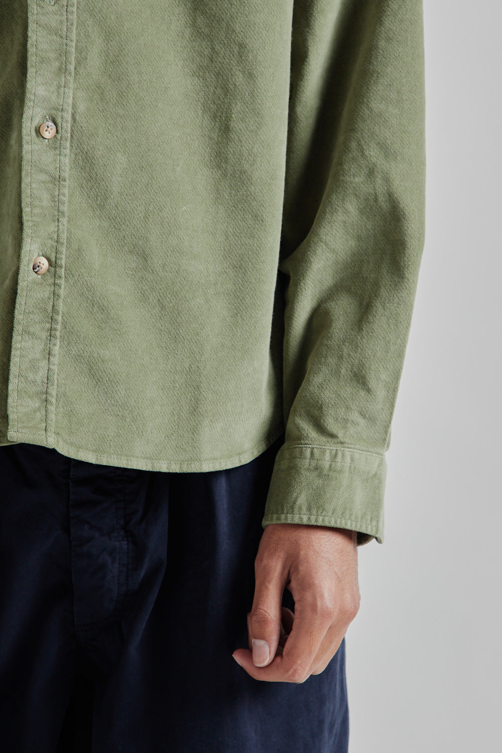 Kestin Raeburn Button Down Shirt - Light Military