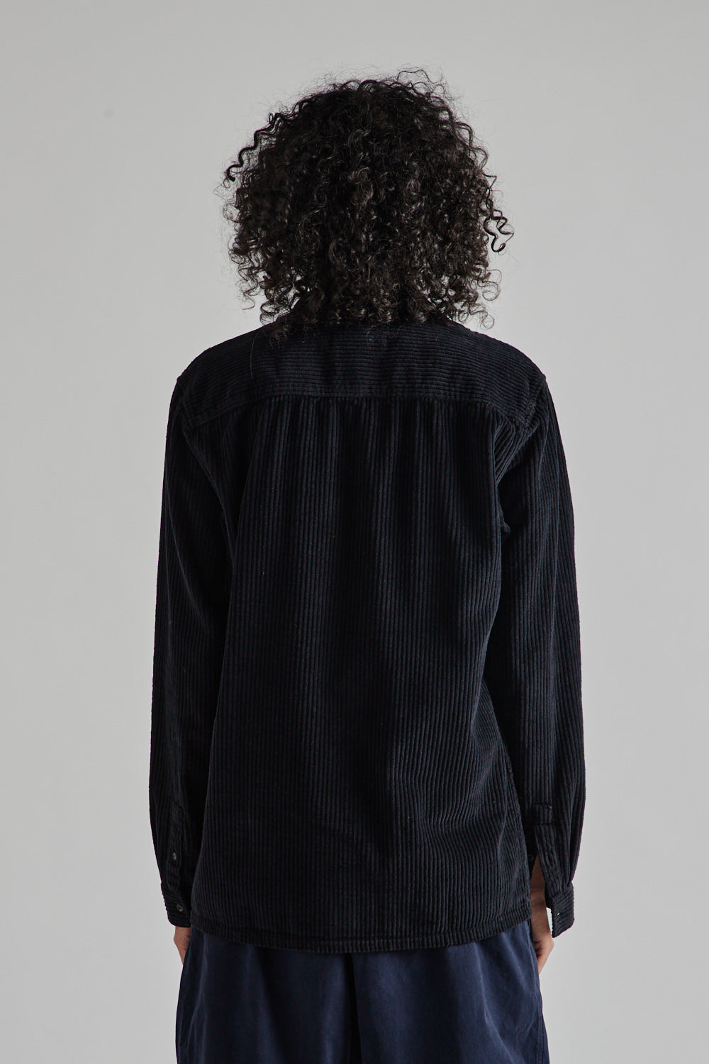 Kestin Tain Shirt in Ink Black Jumbo Cord