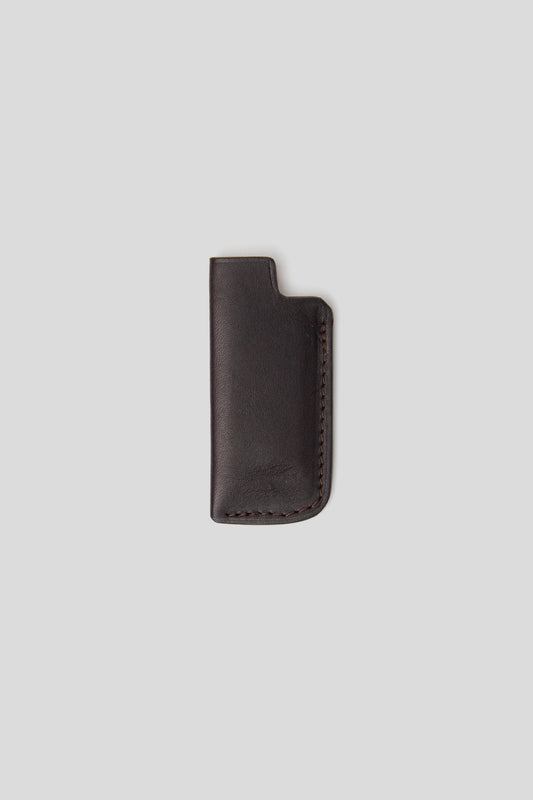 Lighter Sleeve - Chocolate Tanned Calf