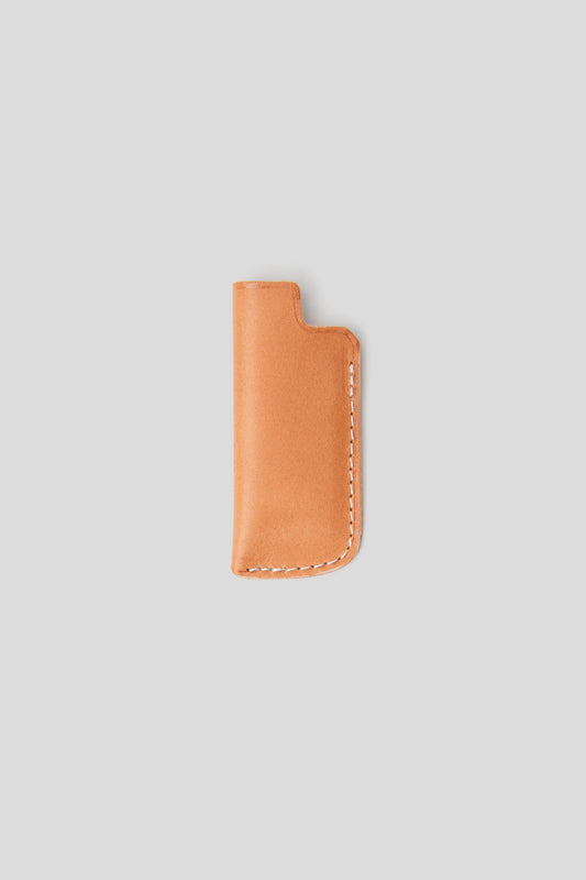 Lighter Sleeve - Natural Vegetable Tanned Calf