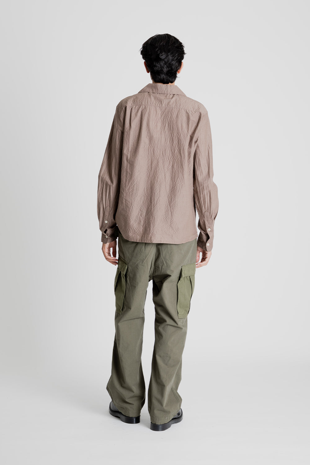 Lite Year Camp Collar Shirt - Mocha