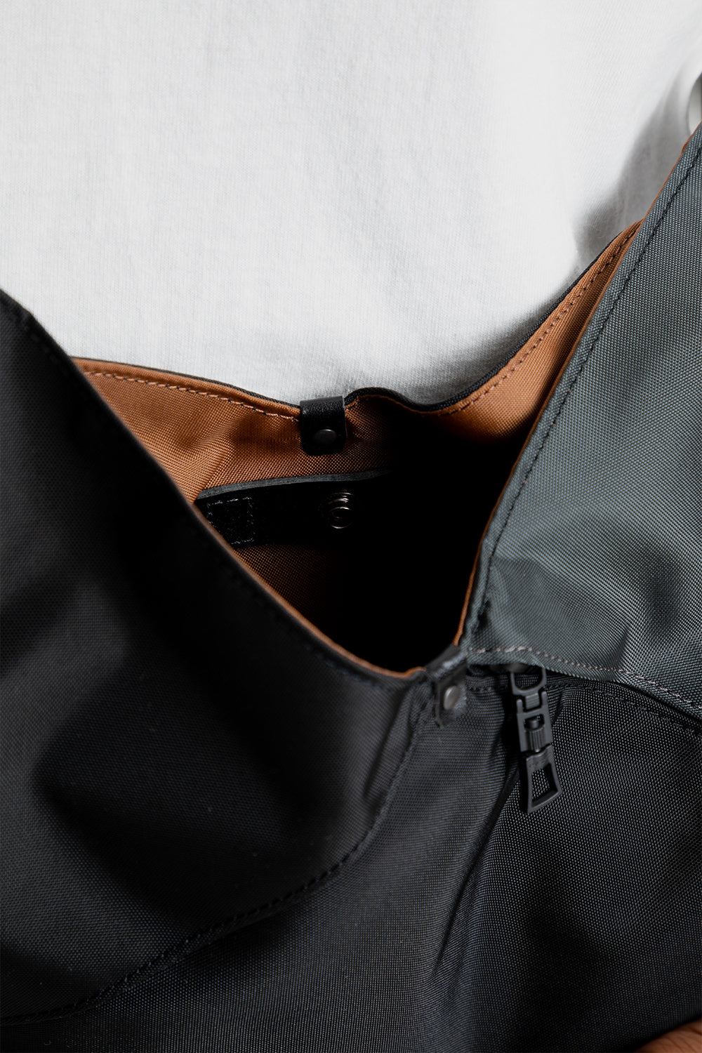 Master-Piece Slant Shoulder Bag in Black/Grey