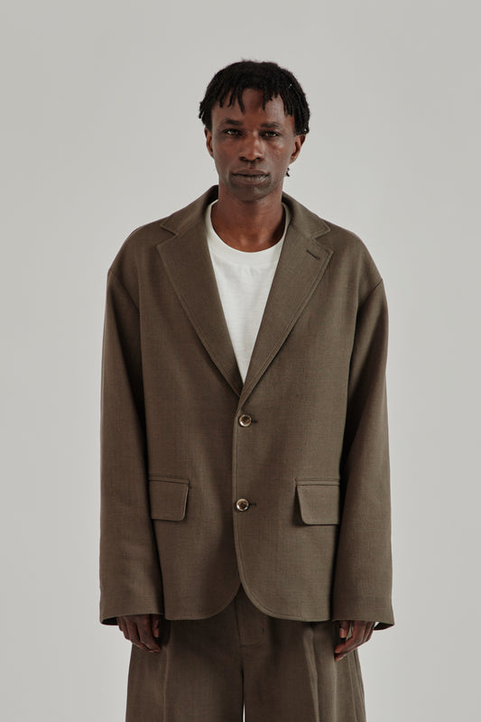 Nomadic Over Sized Jacket - Ebony Oak