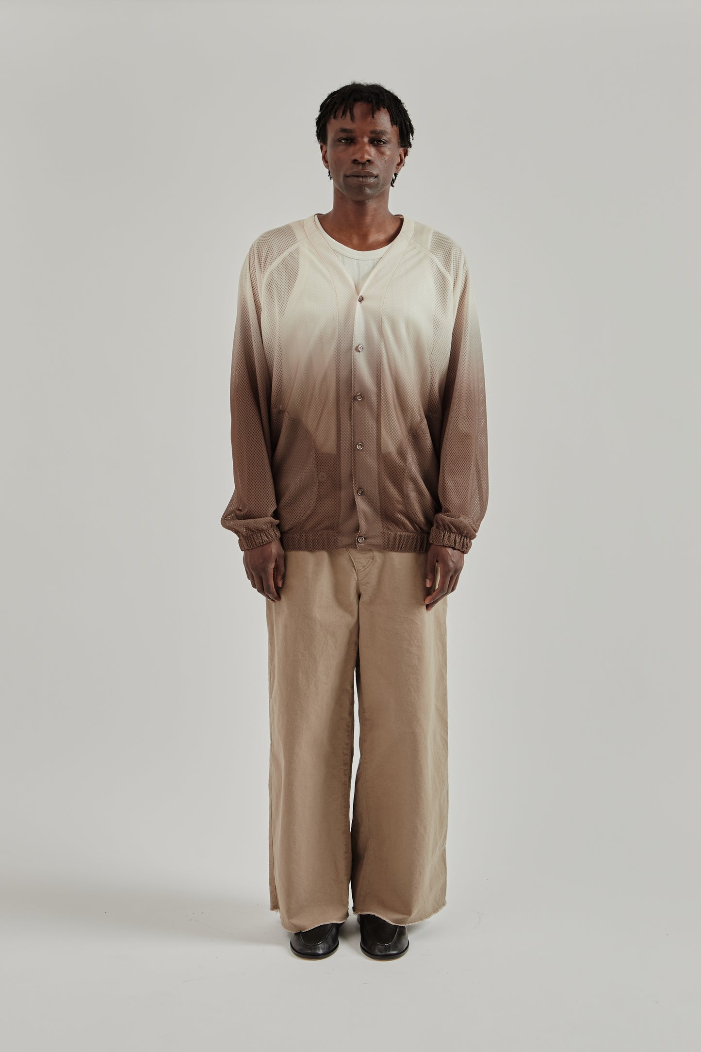 Merely Made SS26 Shadow Raglan Blouson Sunset Brown0446