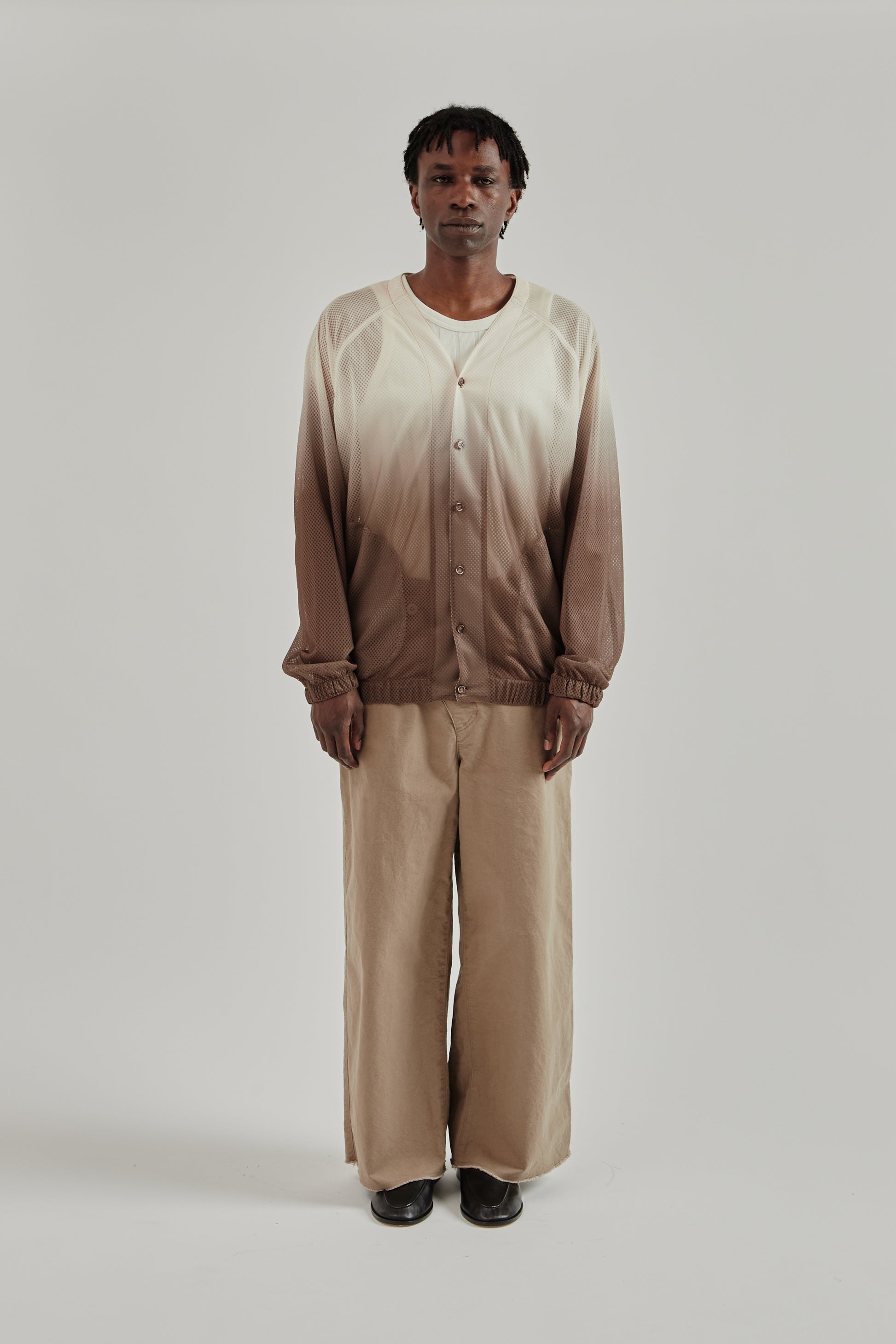 Merely Made SS26 Shadow Raglan Blouson Sunset Brown0446