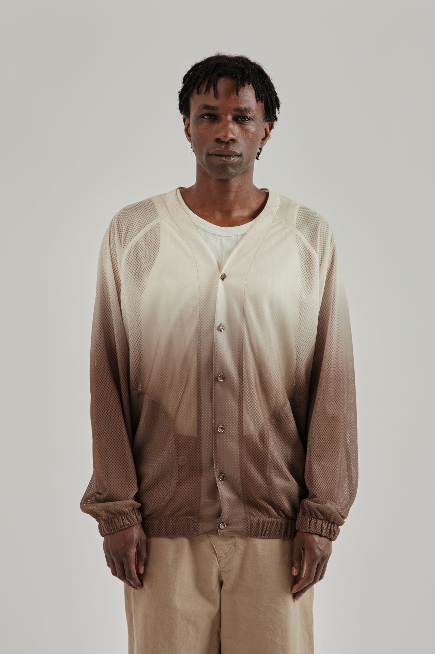 Merely Made SS26 Shadow Raglan Blouson Sunset Brown0448