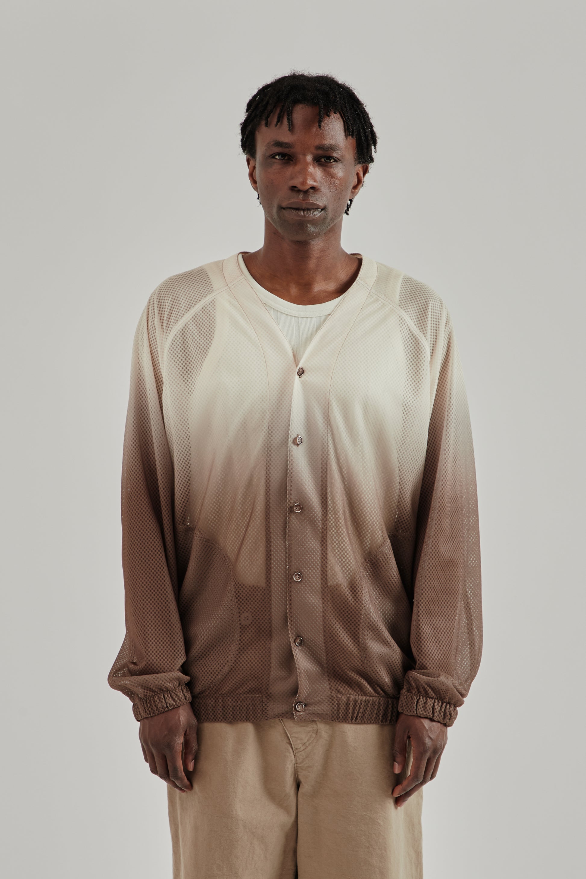 Merely Made SS26 Shadow Raglan Blouson Sunset Brown0448