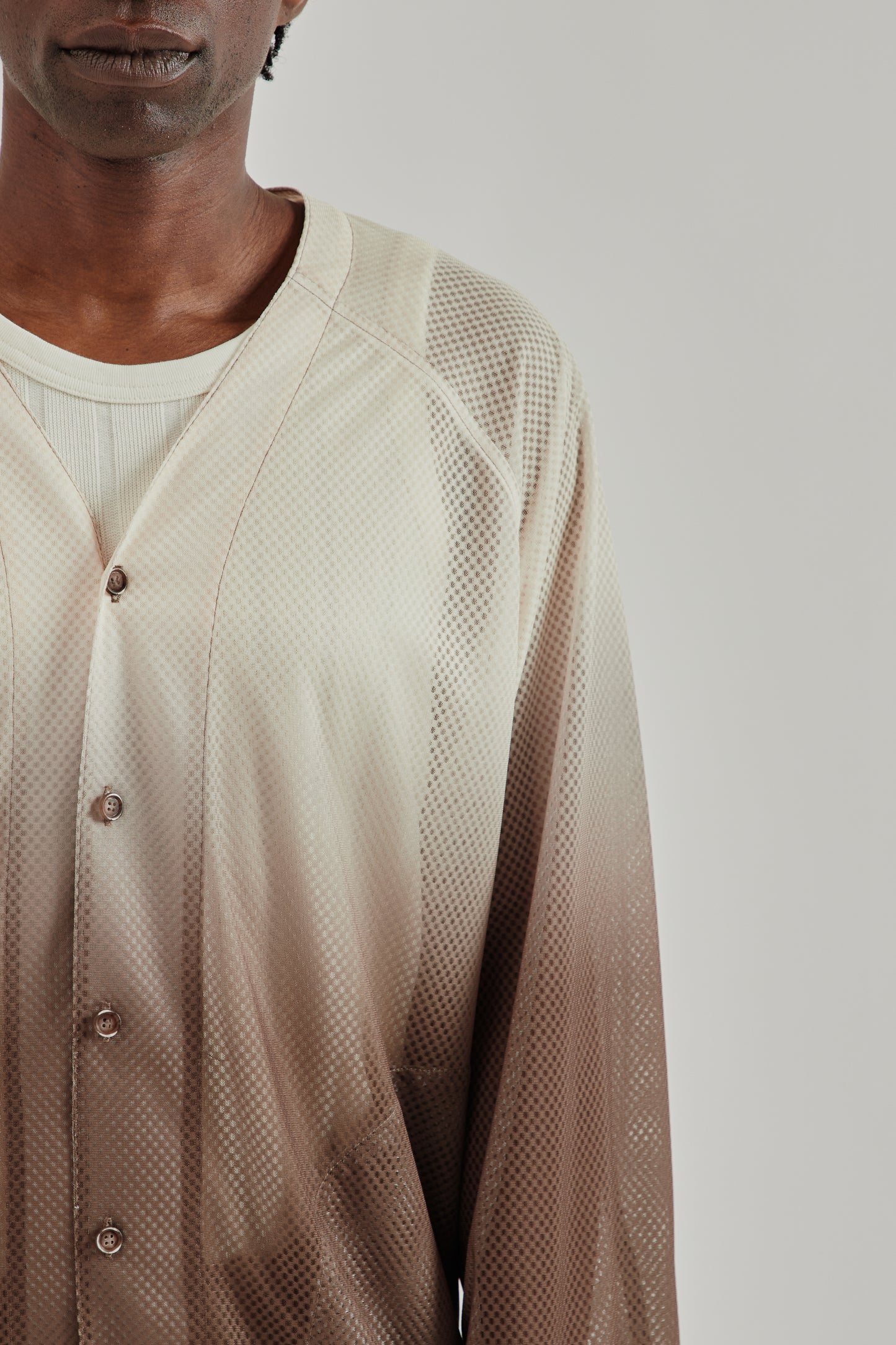 Merely Made SS26 Shadow Raglan Blouson Sunset Brown0459