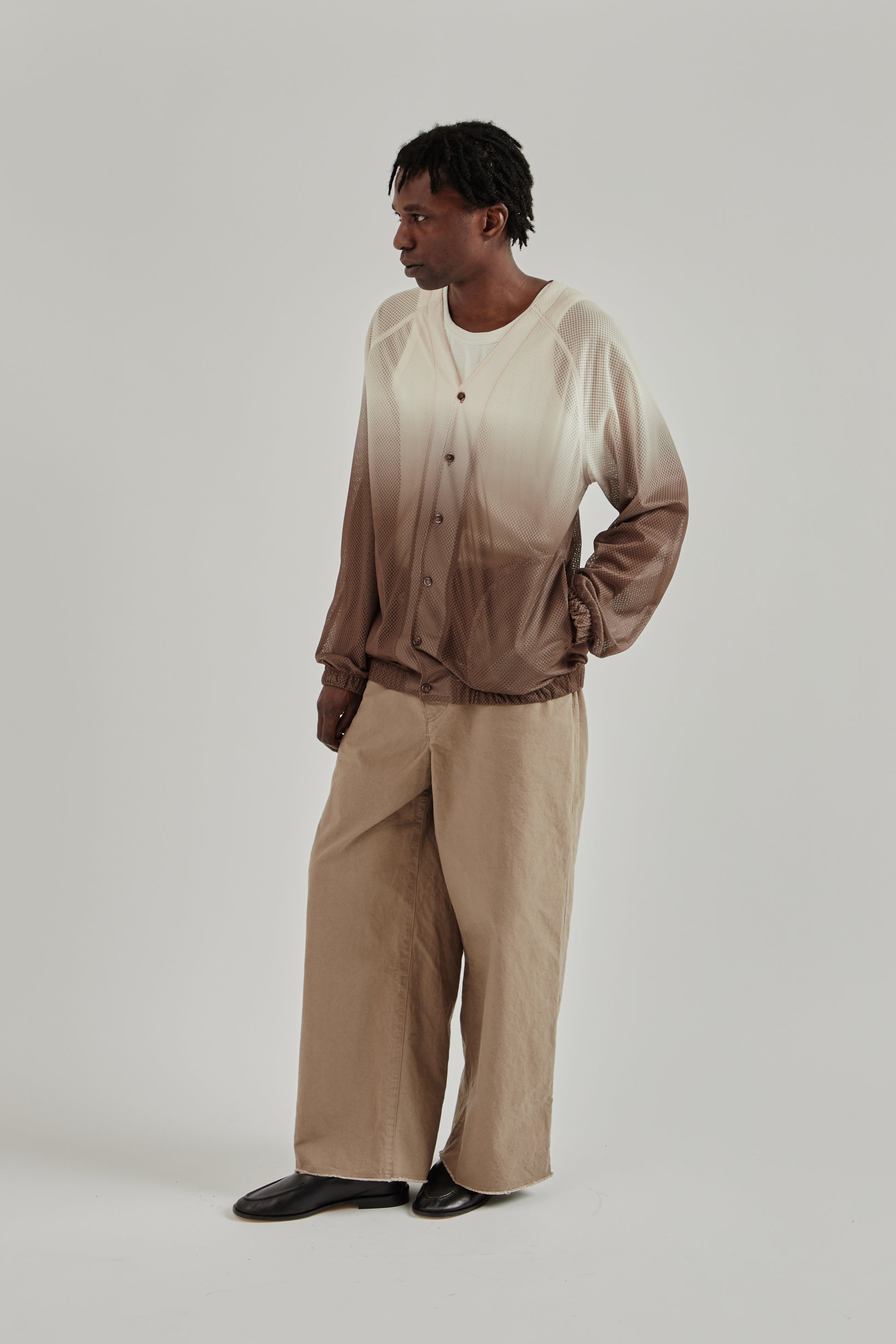 Merely Made SS26 Shadow Raglan Blouson Sunset Brown0466