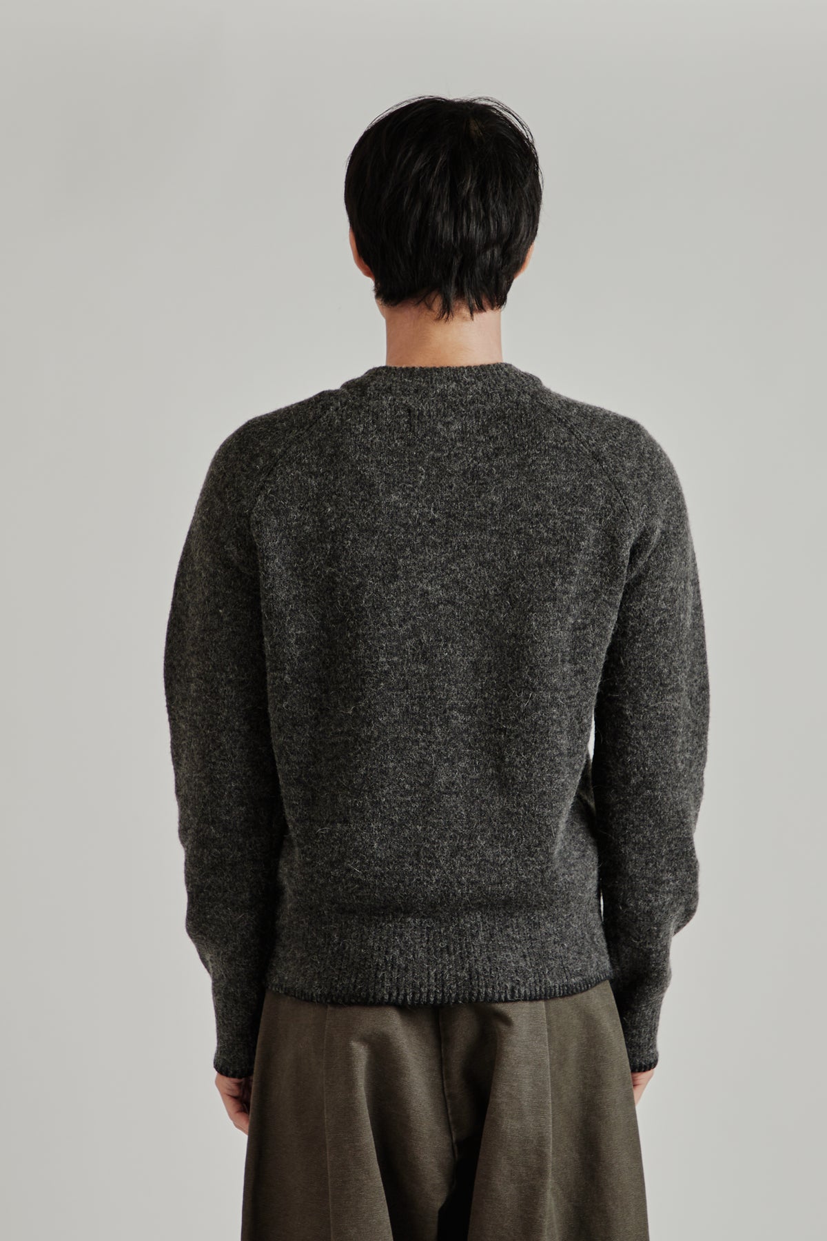 Merely Snug Nomadic Raglan Sweater - Mohair Black