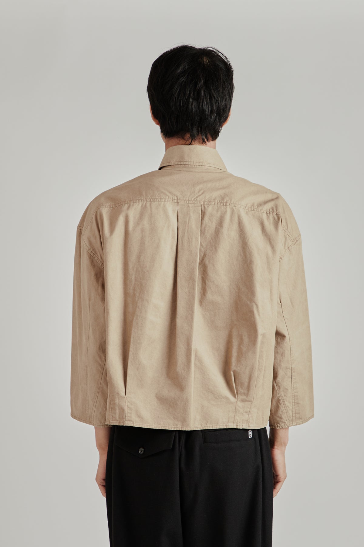 Merely Us Cropped Shirt - Washed Ecru