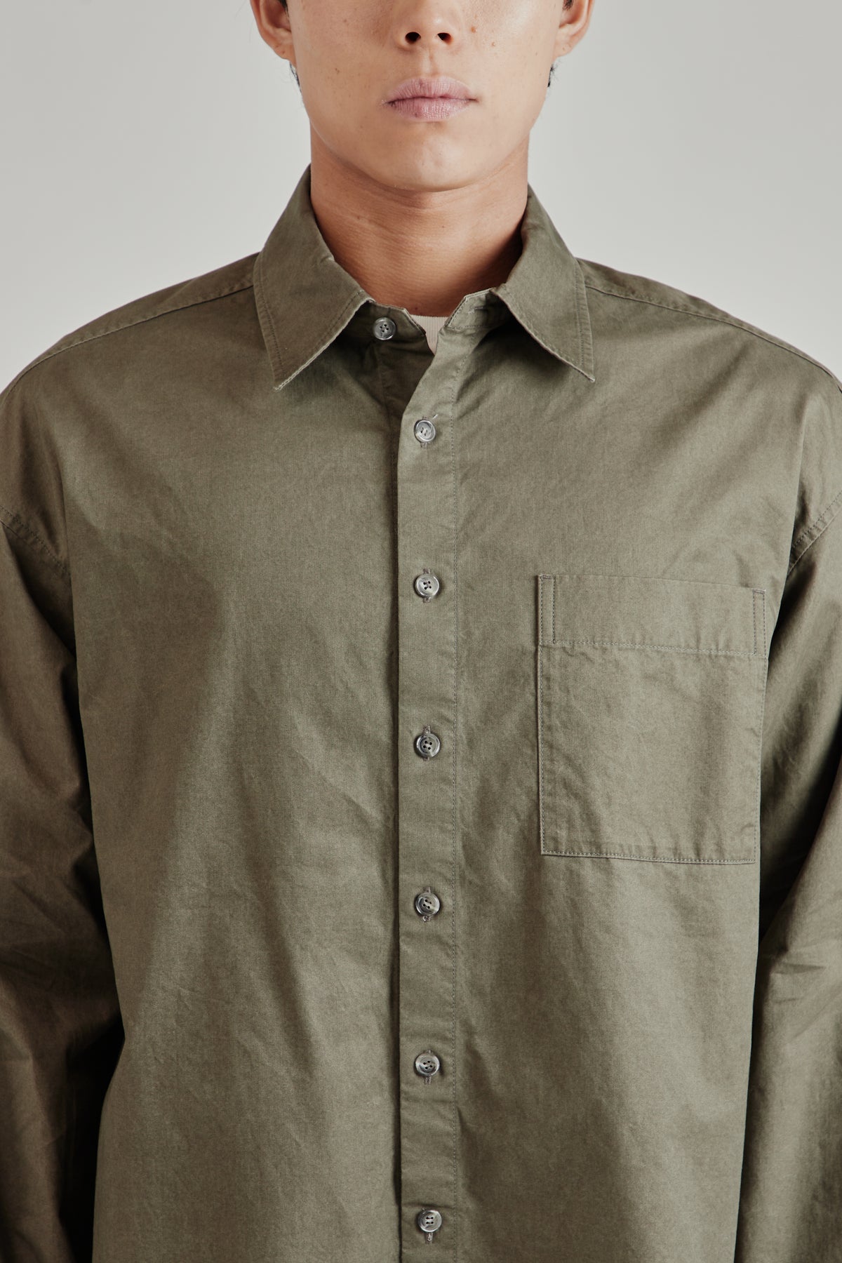 Merely Us Natural Washed Shirt - Washed Grey