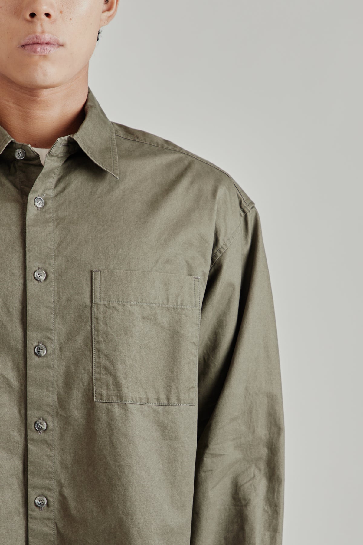 Merely Us Natural Washed Shirt - Washed Grey