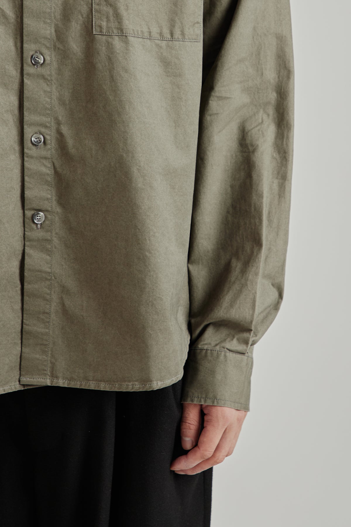 Merely Us Natural Washed Shirt - Washed Grey