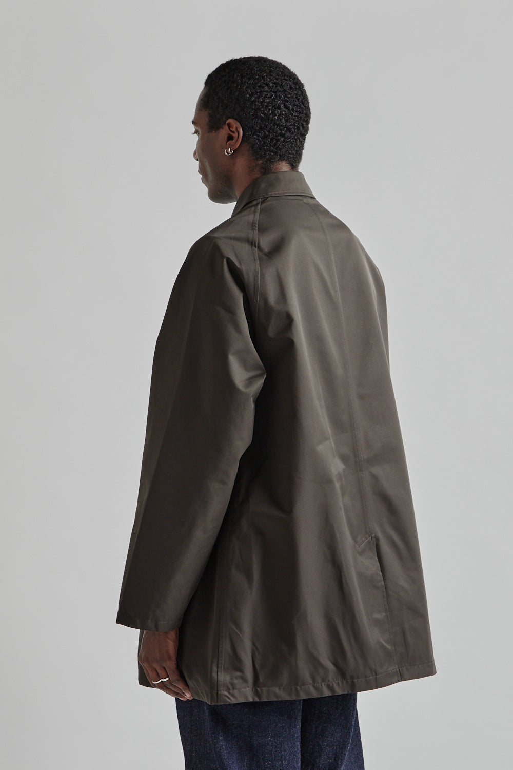 Namamica 2L Gore Tex Short Soutien Collar Coat Charcoal 04