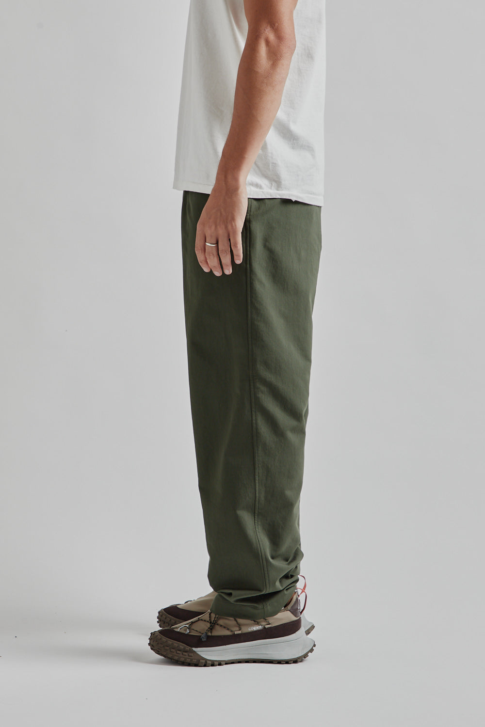 Namamica ALPHADRY Wide Easy Pants Olive 02