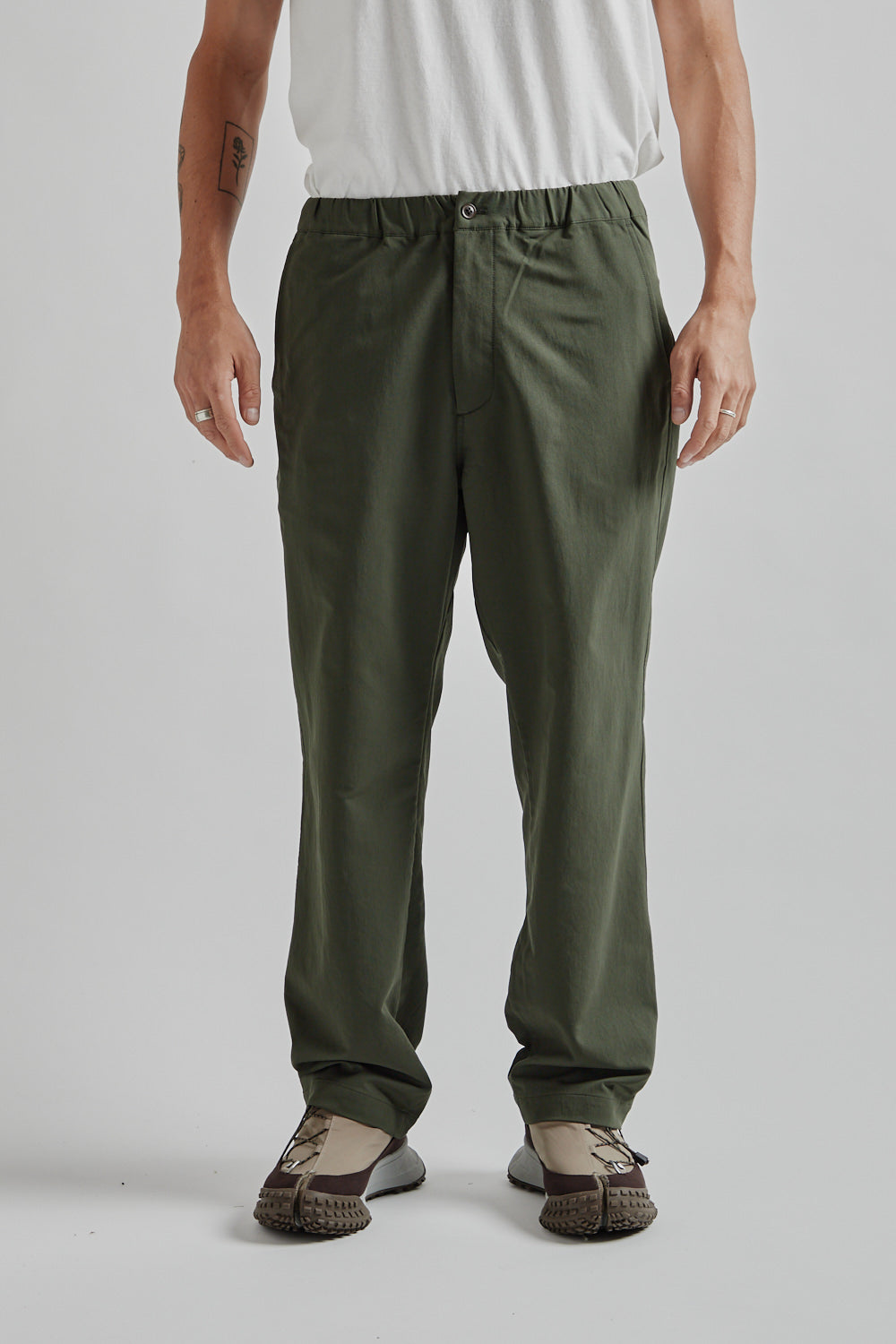 Namamica ALPHADRY Wide Easy Pants Olive 04