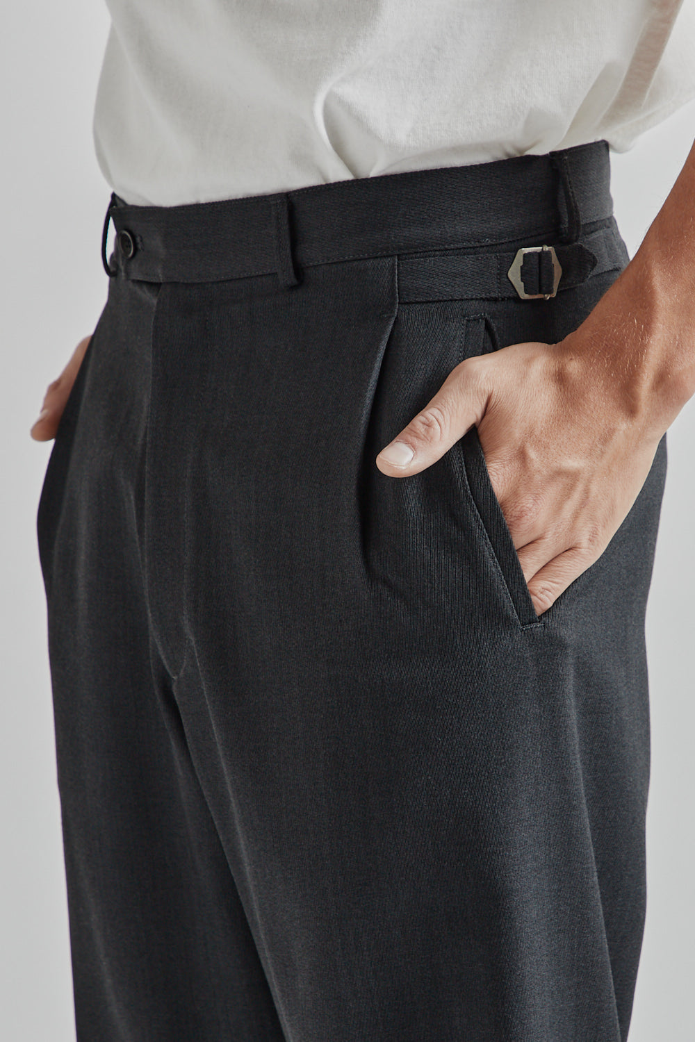Nanamica Cavalry Twill Club Pants - Heather Gray | Wallace