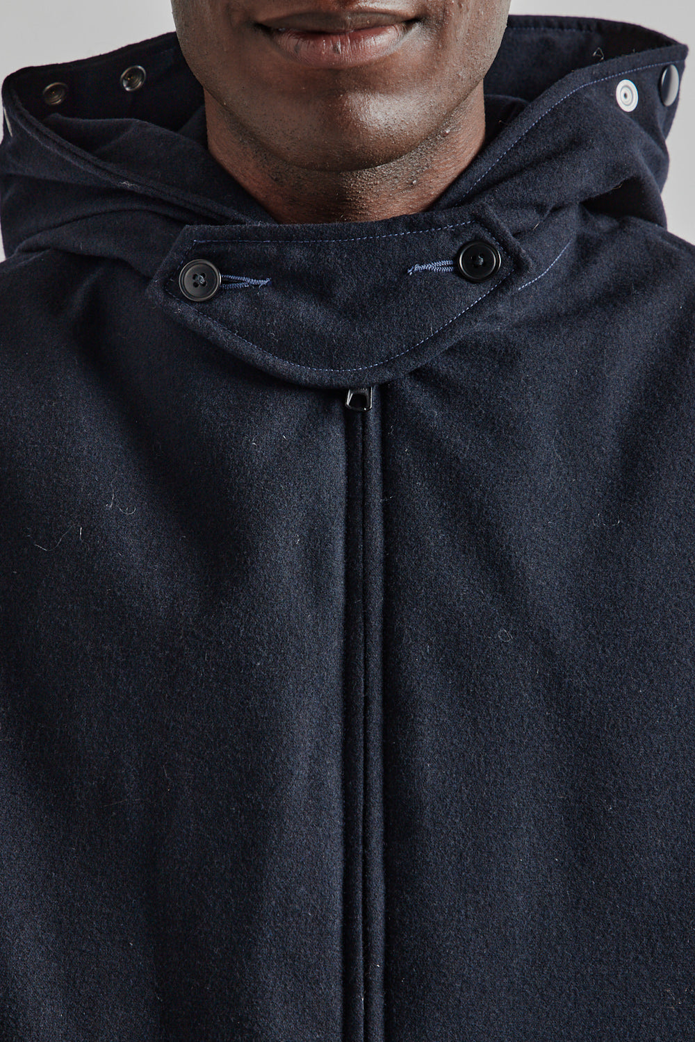 Nanamica Wool GORE-TEX Cadet Coat Down Liner - Navy | Wallace