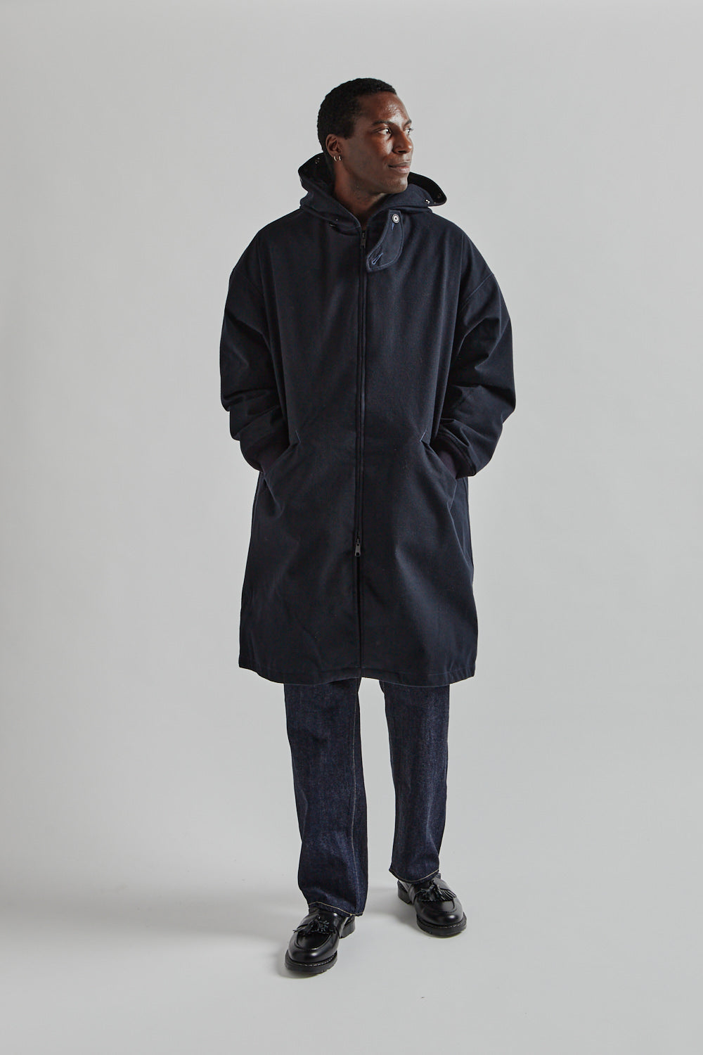 Namamica Cotton Wool Mariner Jacket Dark Navy 019